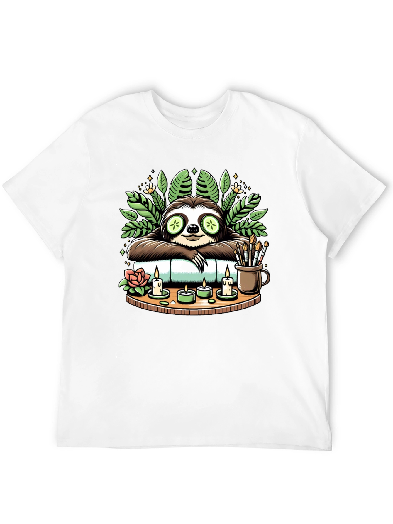 Relaxing Sloth Spa Day T-Shirt