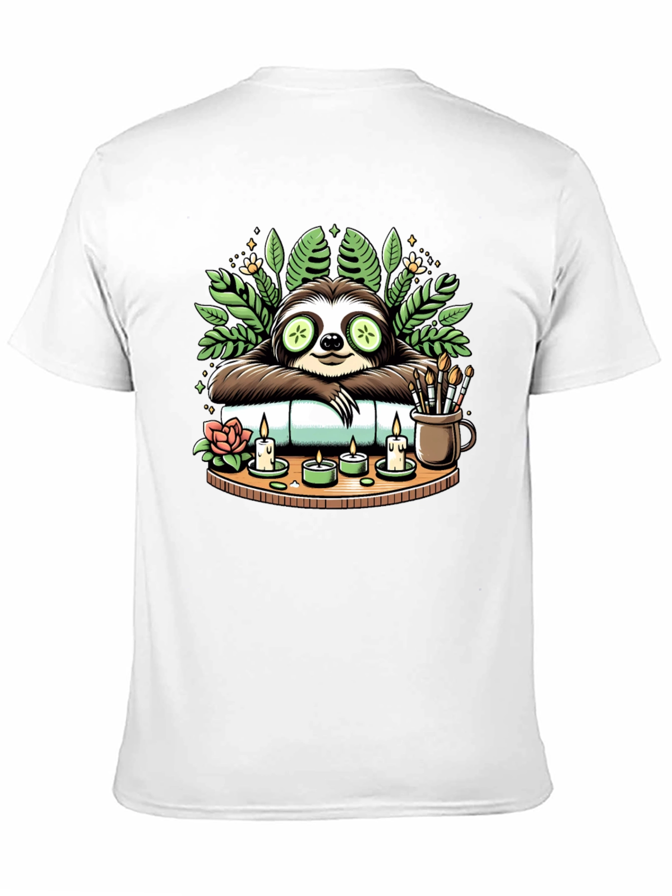 Relaxing Sloth Spa Day T-Shirt