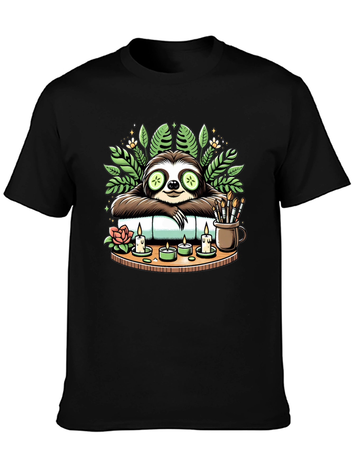 Relaxing Sloth Spa Day T-Shirt