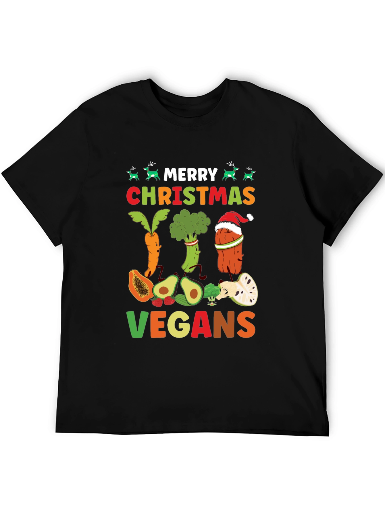 Merry Christmas Vegan T-Shirt