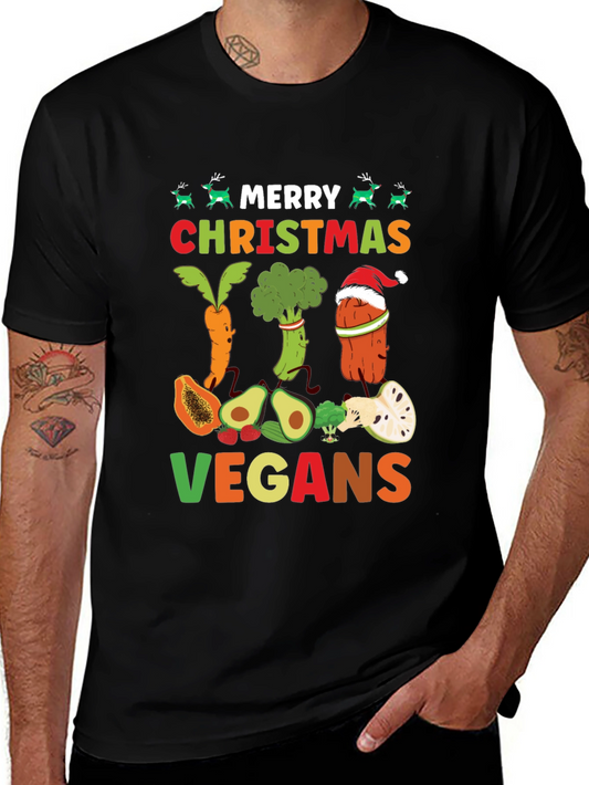 Merry Christmas Vegan T-Shirt