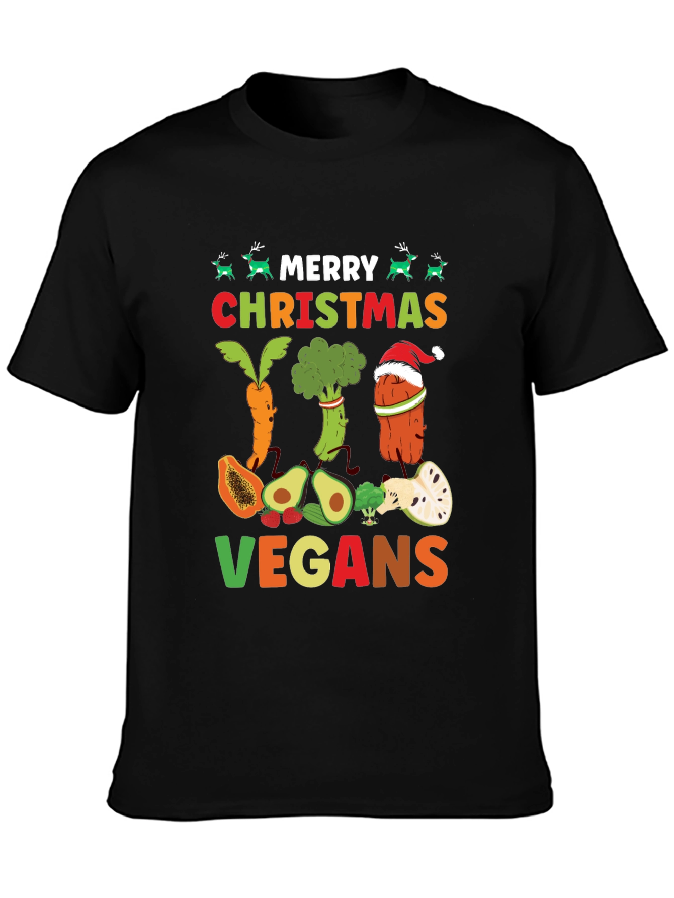 Merry Christmas Vegan T-Shirt