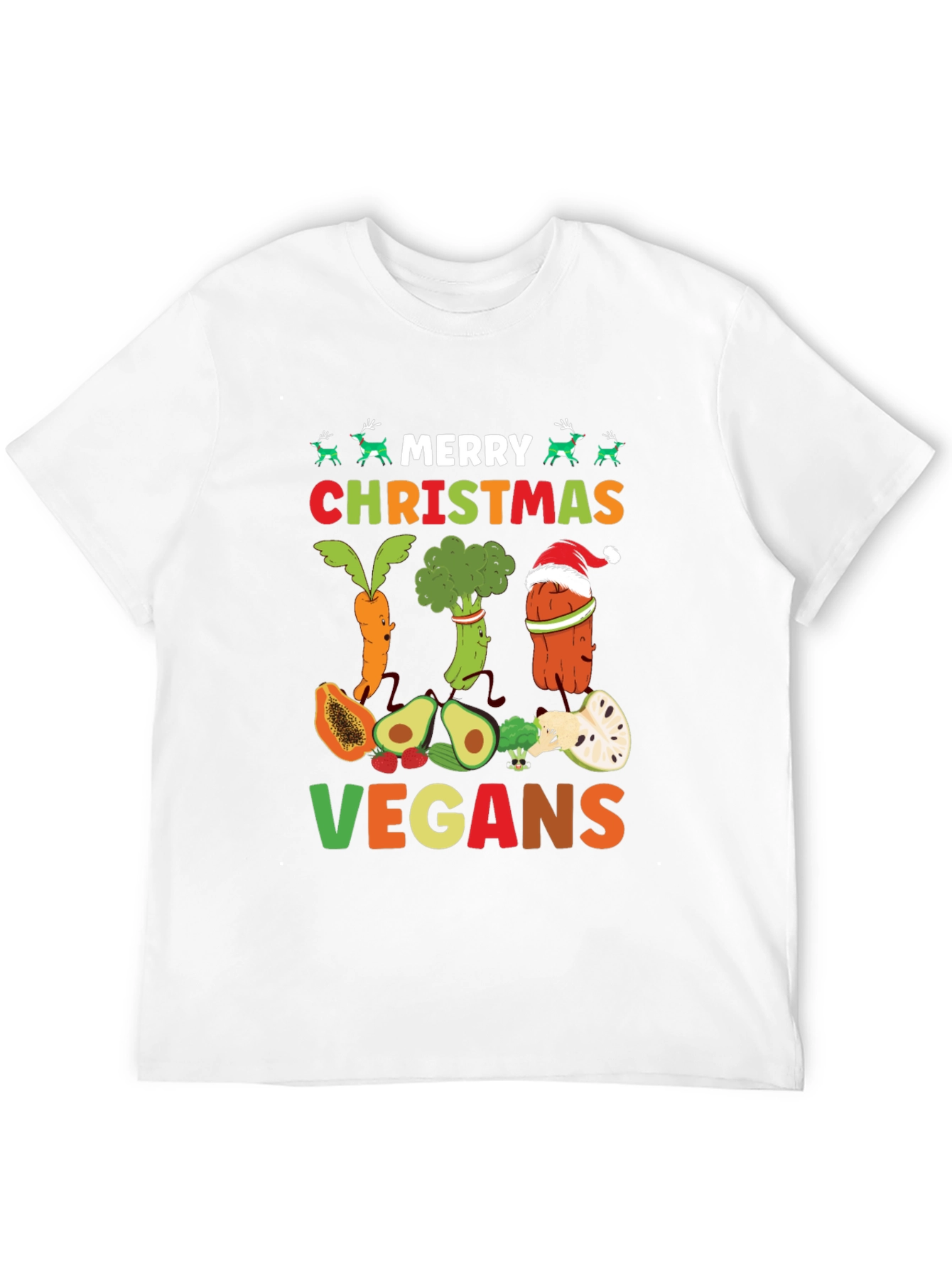 Merry Christmas Vegan T-Shirt