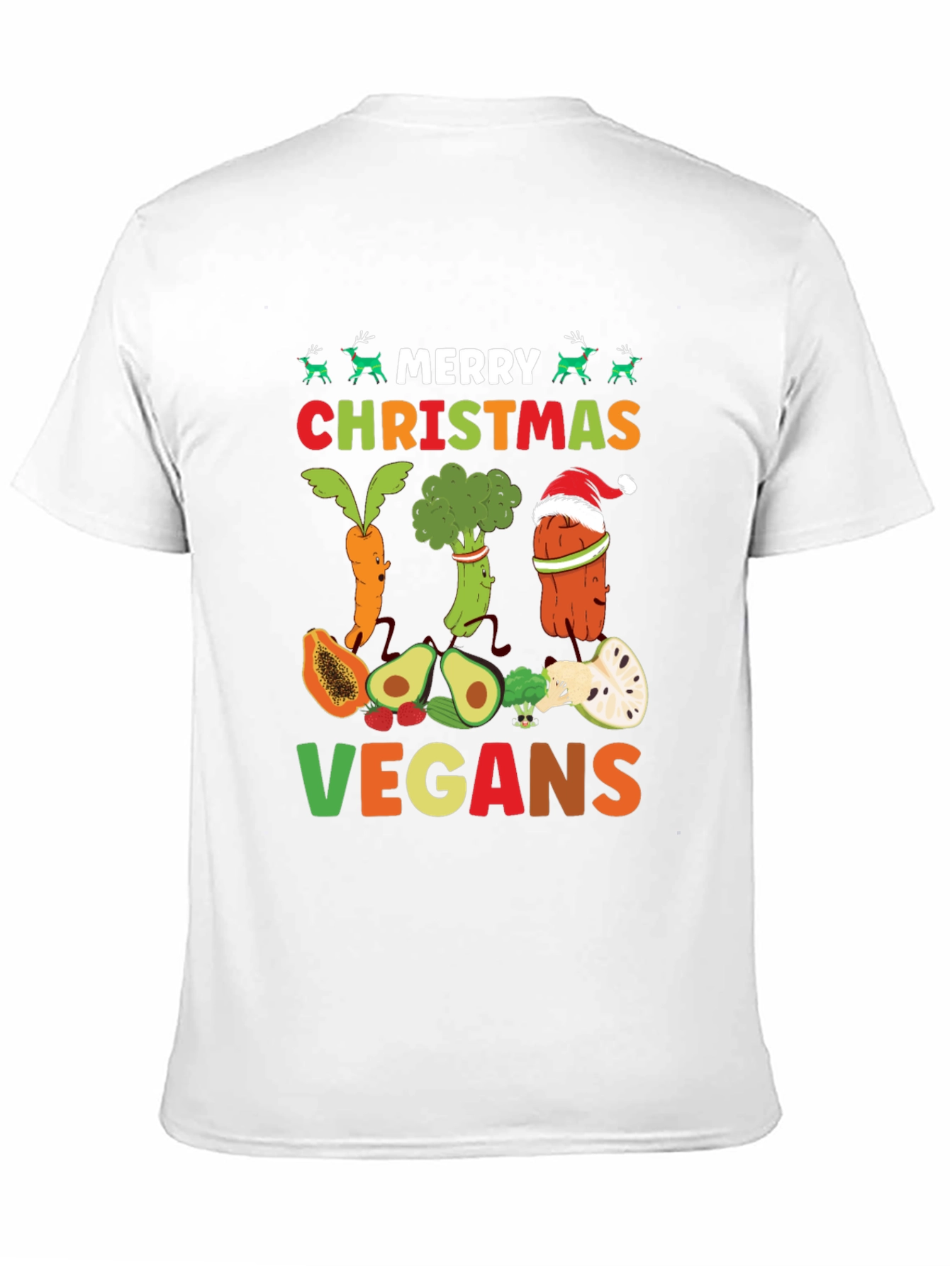 Merry Christmas Vegan T-Shirt