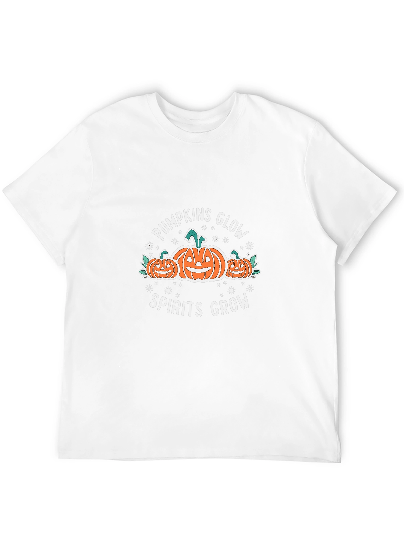 Pumpkins Glow Halloween Black T-Shirt