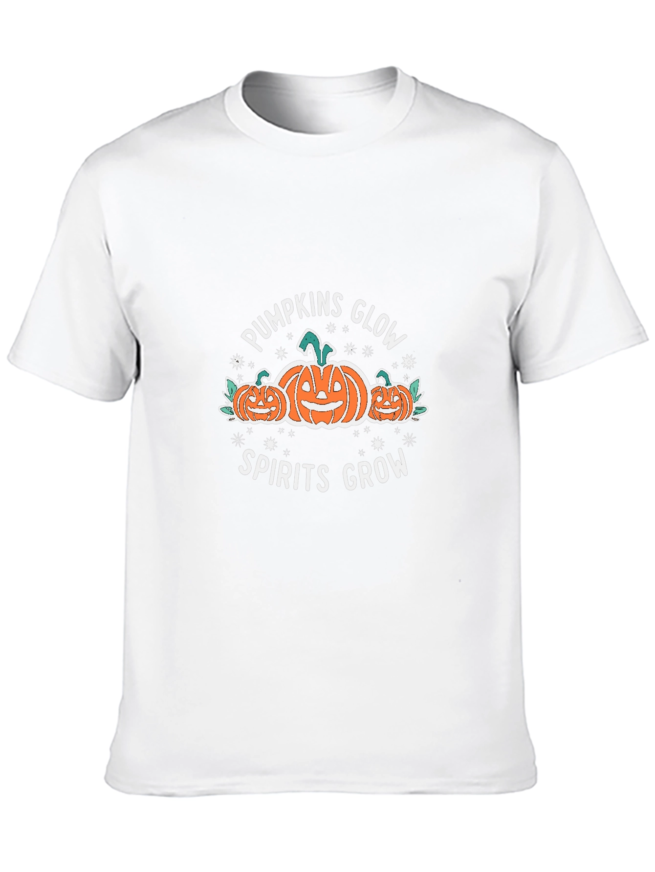 Pumpkins Glow Halloween Black T-Shirt