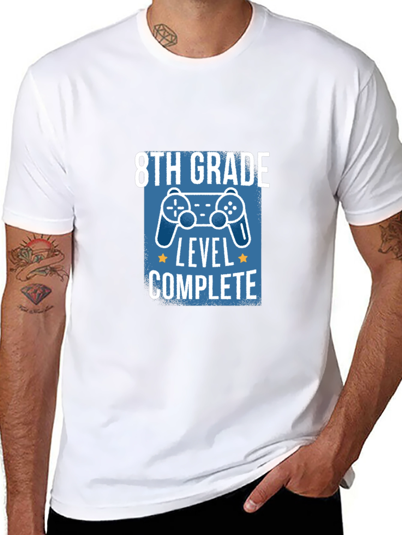 8th Grade Level Complete Black T-Shirt
