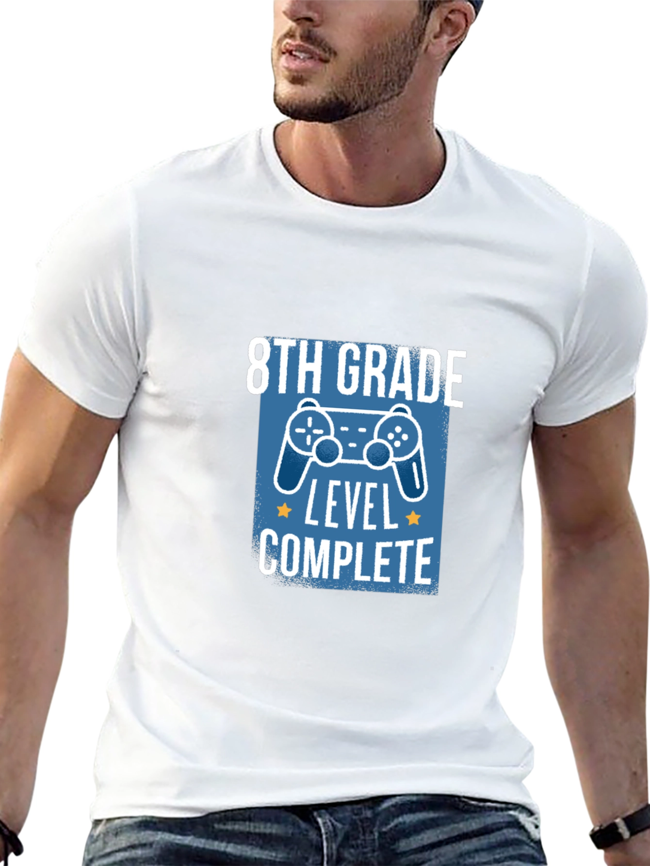 8th Grade Level Complete Black T-Shirt