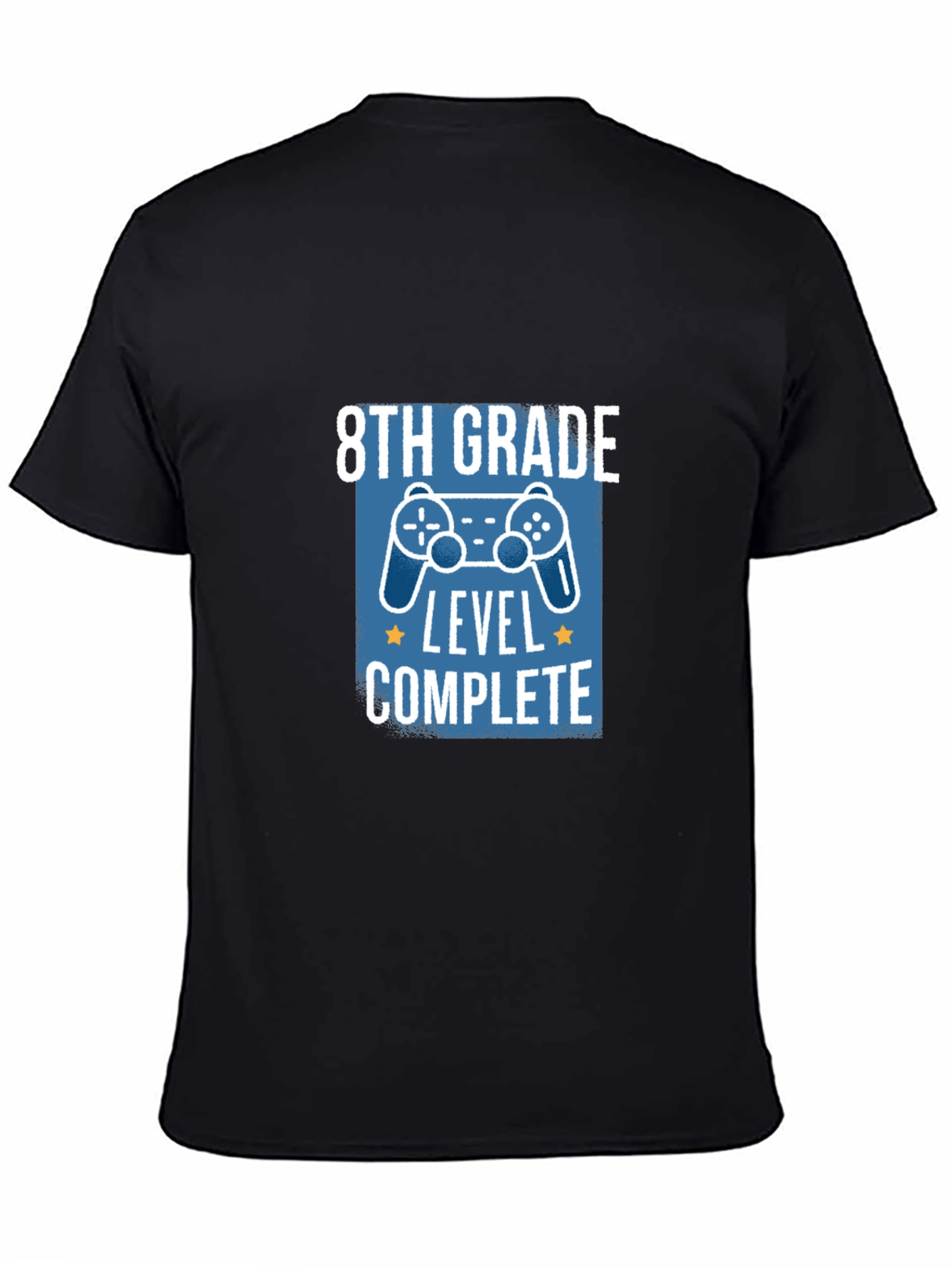 8th Grade Level Complete Black T-Shirt