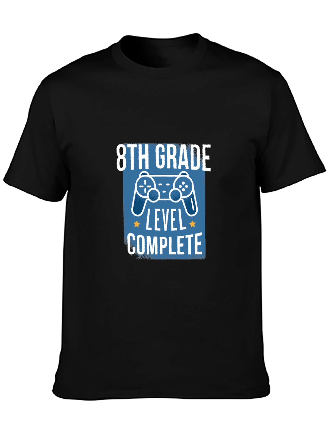 8th Grade Level Complete Black T-Shirt