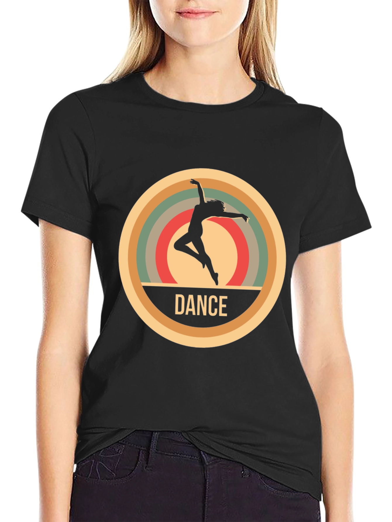 Retro Dance T-Shirt - Classic Dancer Design