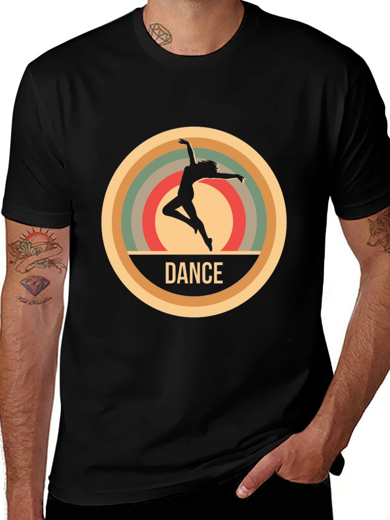 Retro Dance T-Shirt - Classic Dancer Design