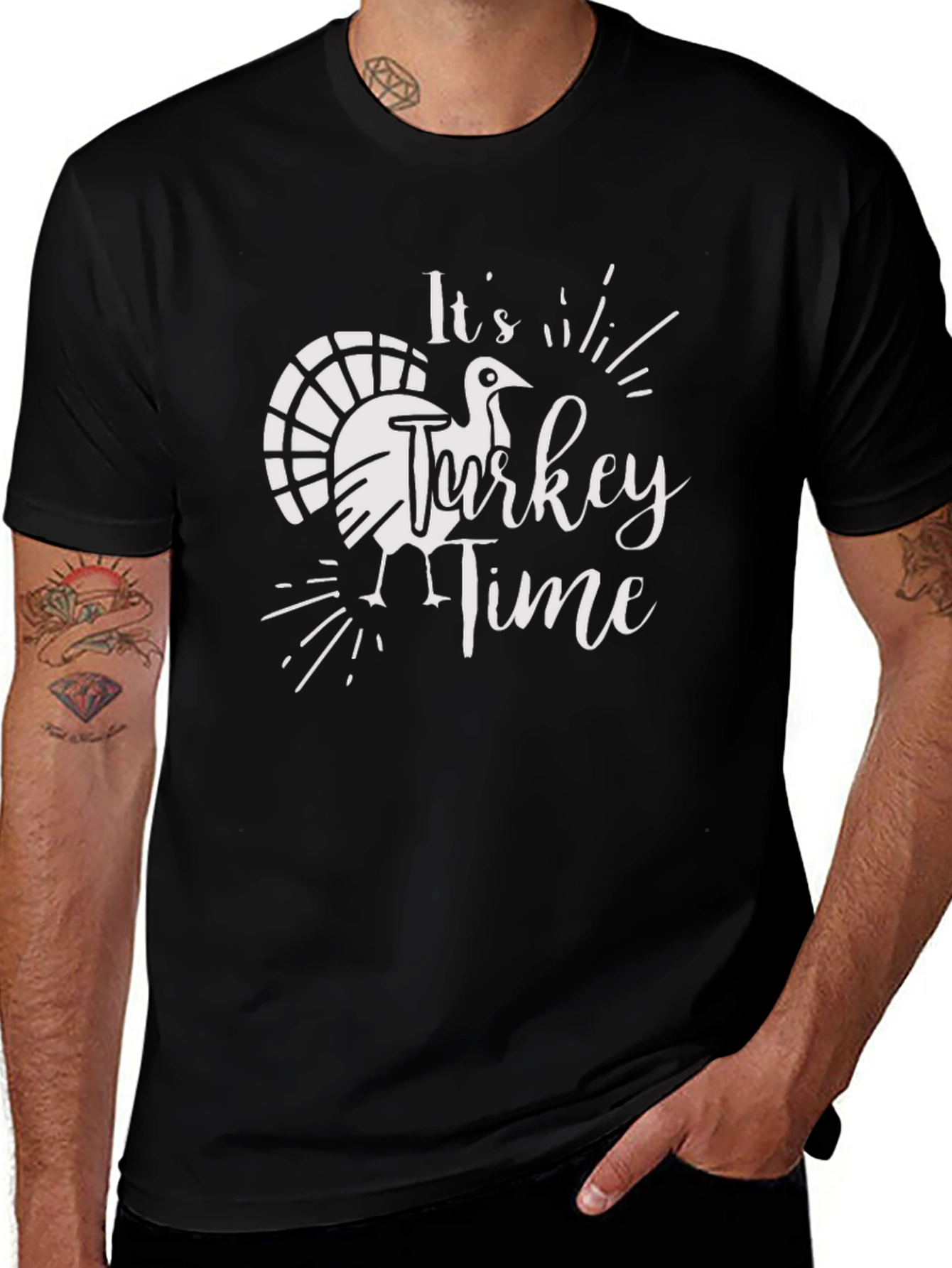 Its Turkey Time Graphic T-Shirt