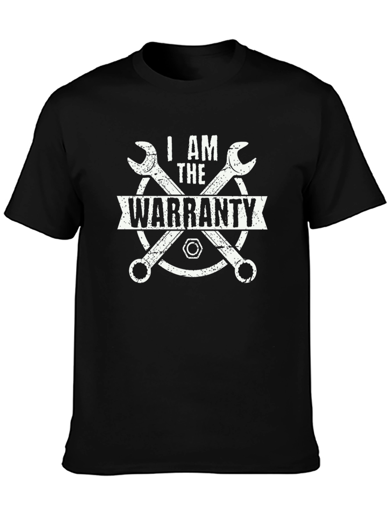 I Am The Warranty Graphic T-Shirt - Black