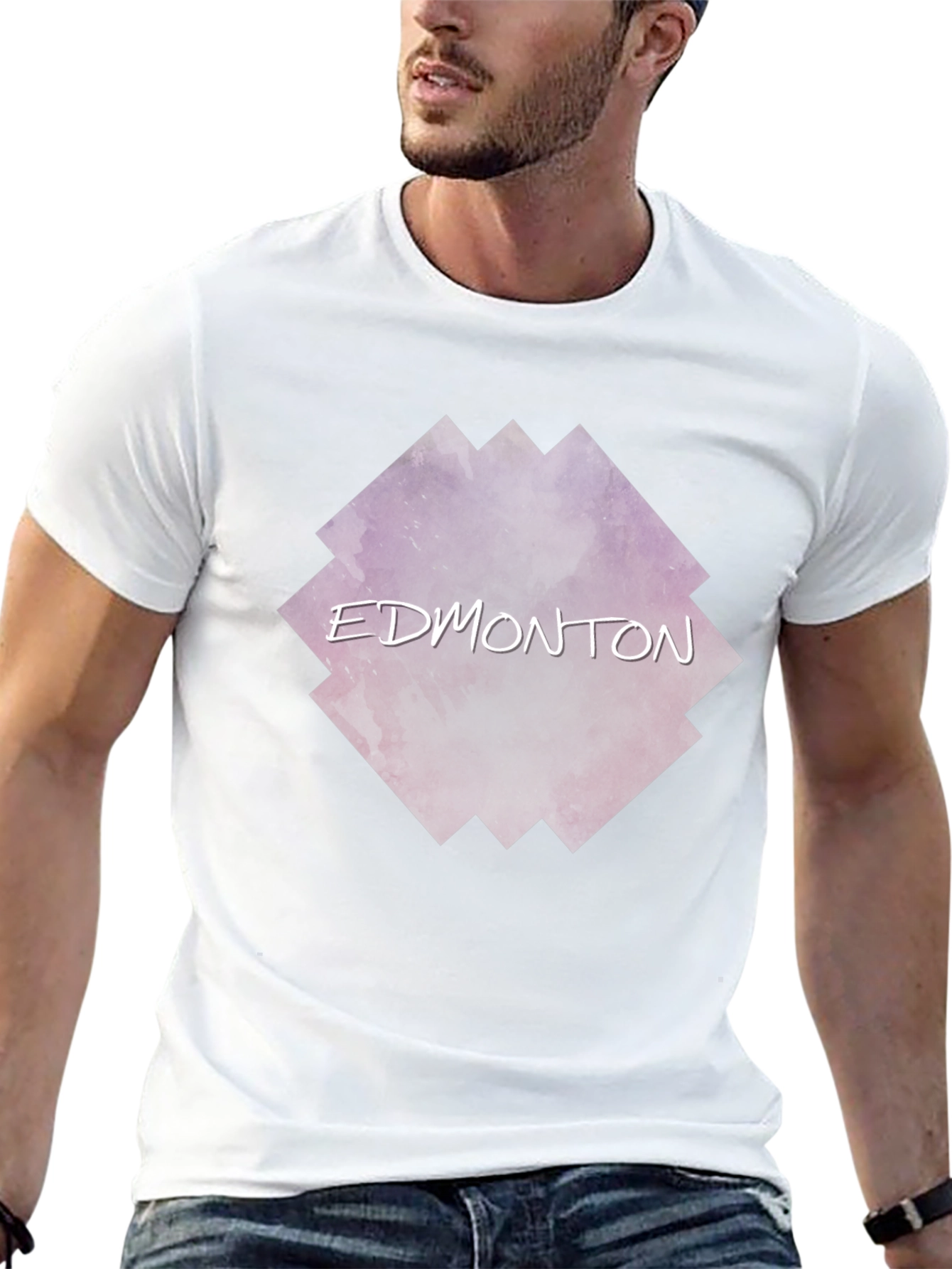 Edmonton Graphic T-Shirt - Trendy Crew Neck Tee