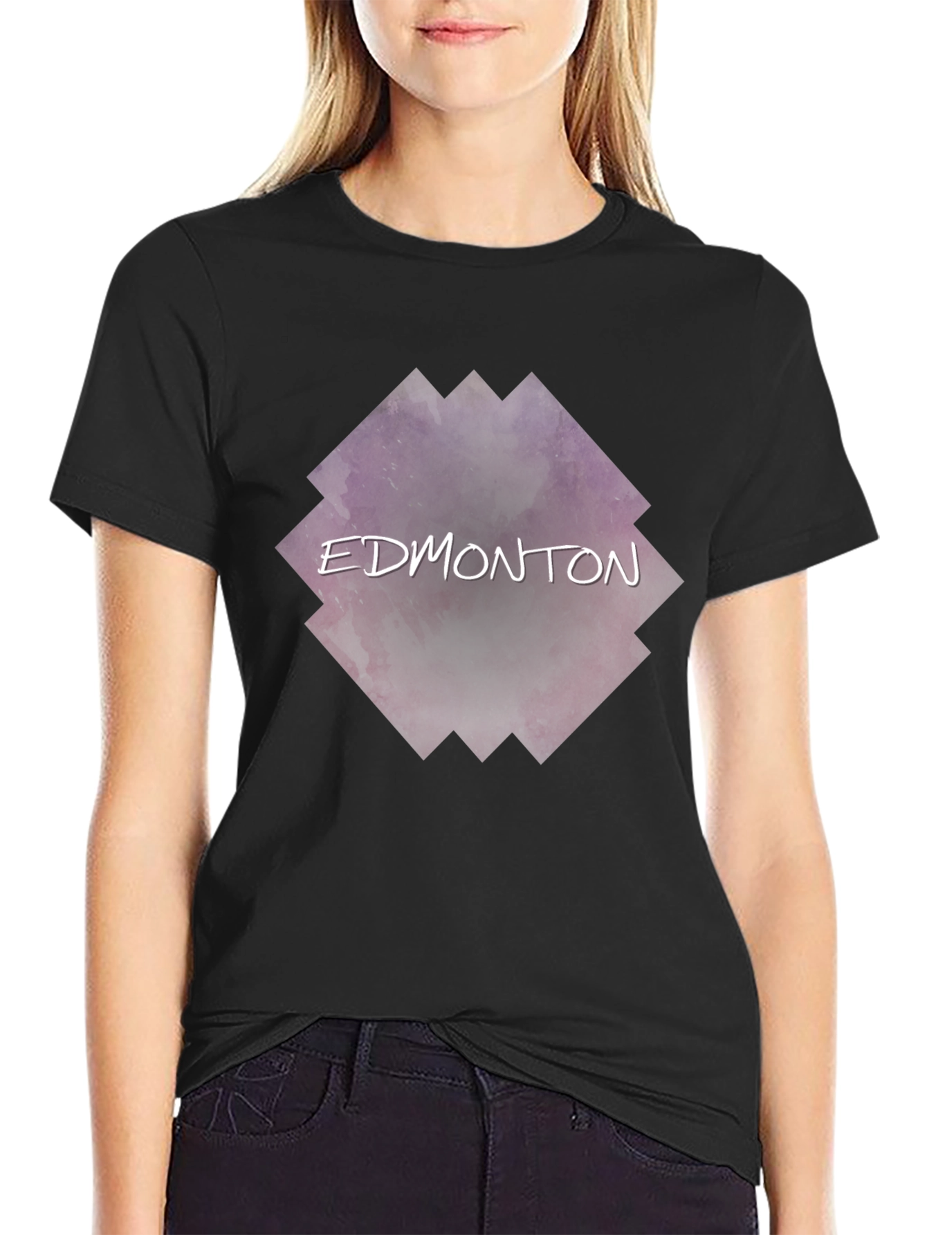 Edmonton Graphic T-Shirt - Trendy Crew Neck Tee