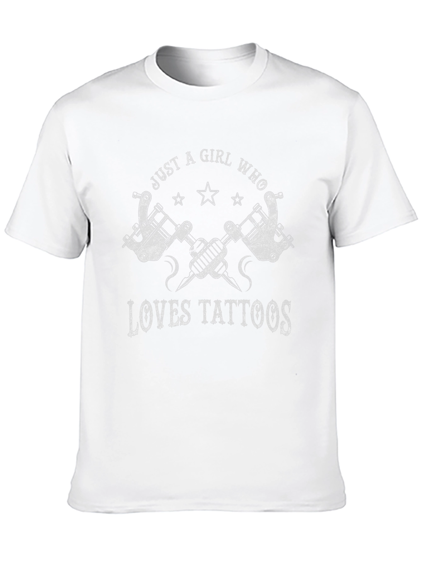 Just A Girl Who Loves Tattoos Graphic Tee