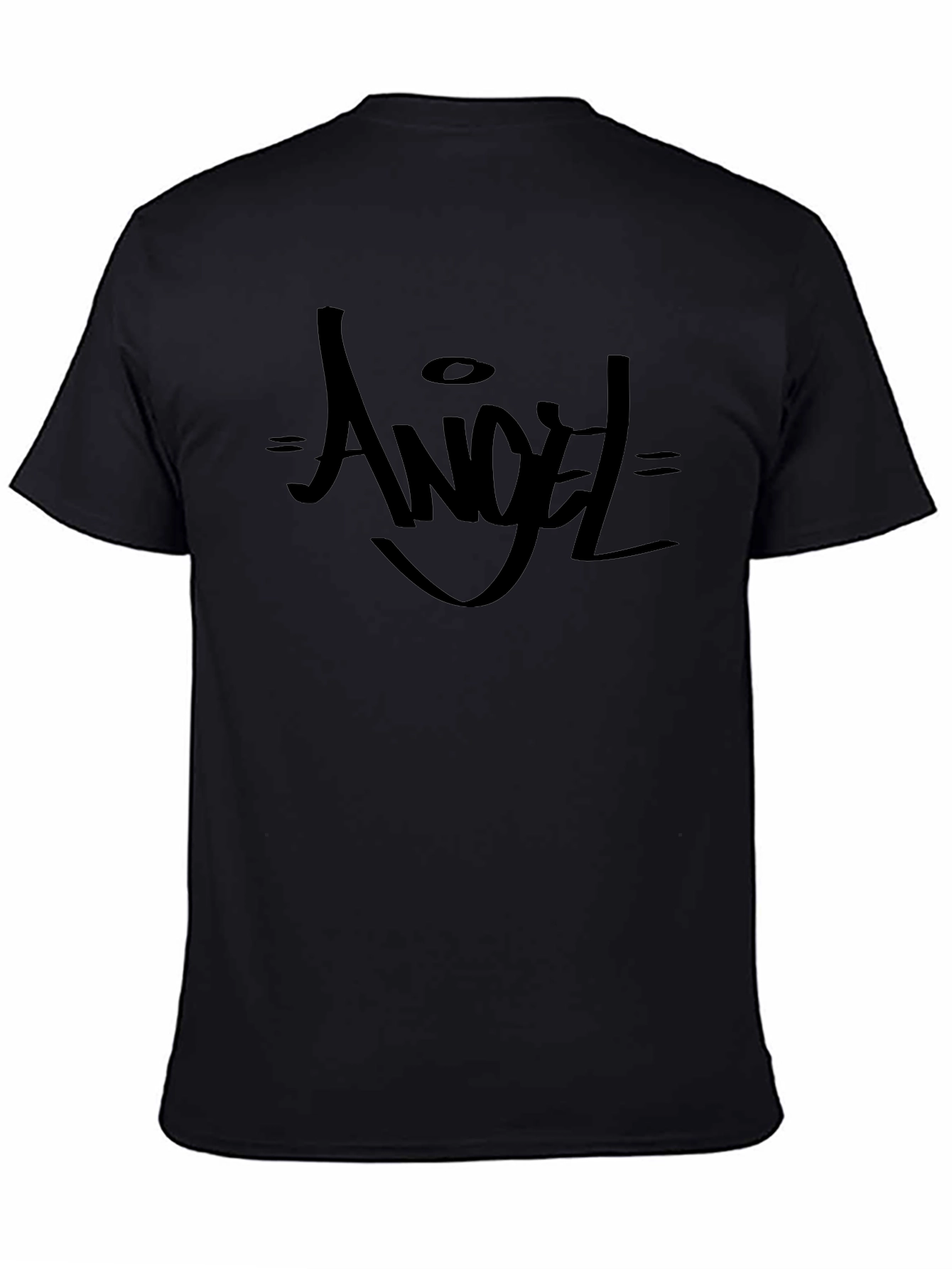 Angel Graphic Black T-Shirt