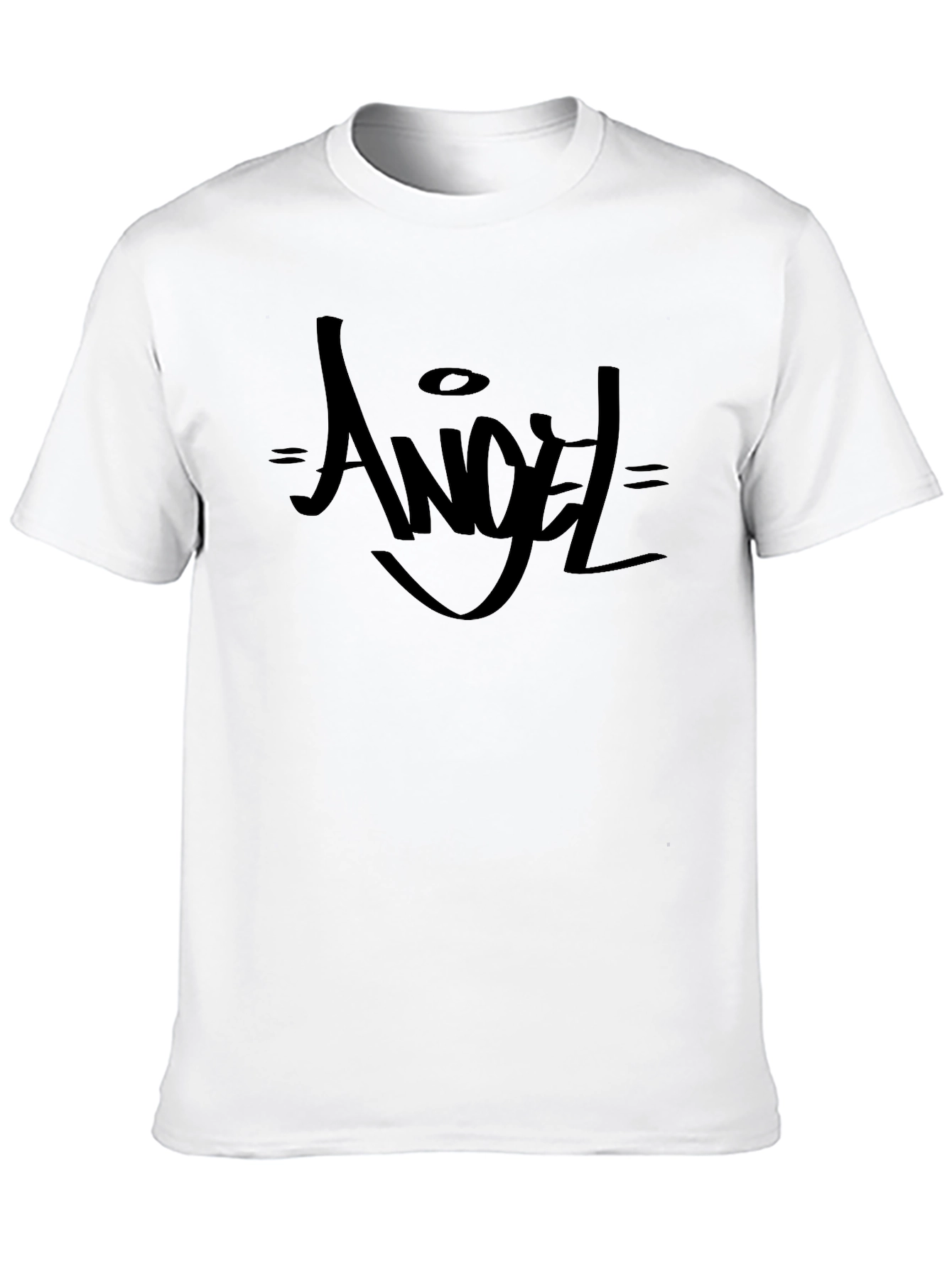 Angel Graphic Black T-Shirt