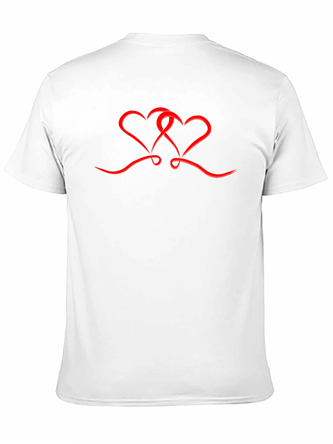 Heart Graphic Tee - Mens Black T-Shirt