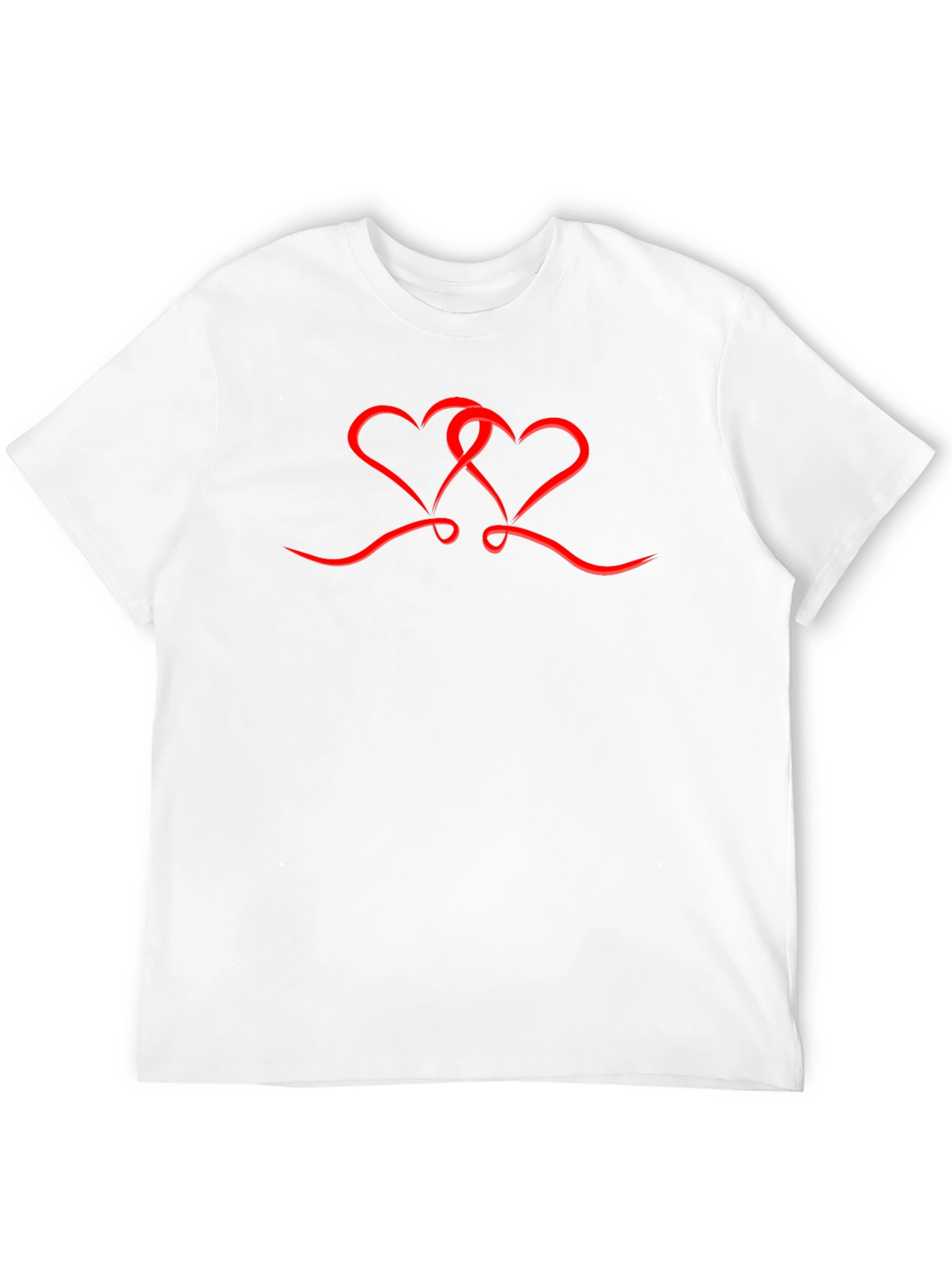 Heart Graphic Tee - Mens Black T-Shirt