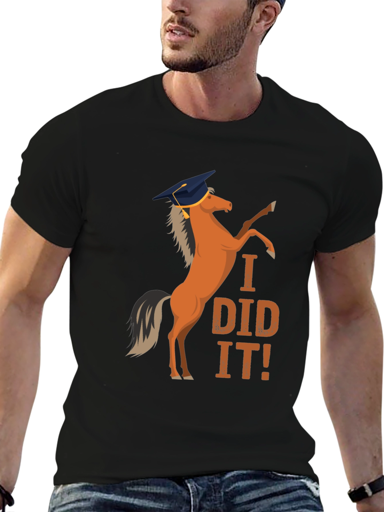 Funny Horse Graduation T-Shirt