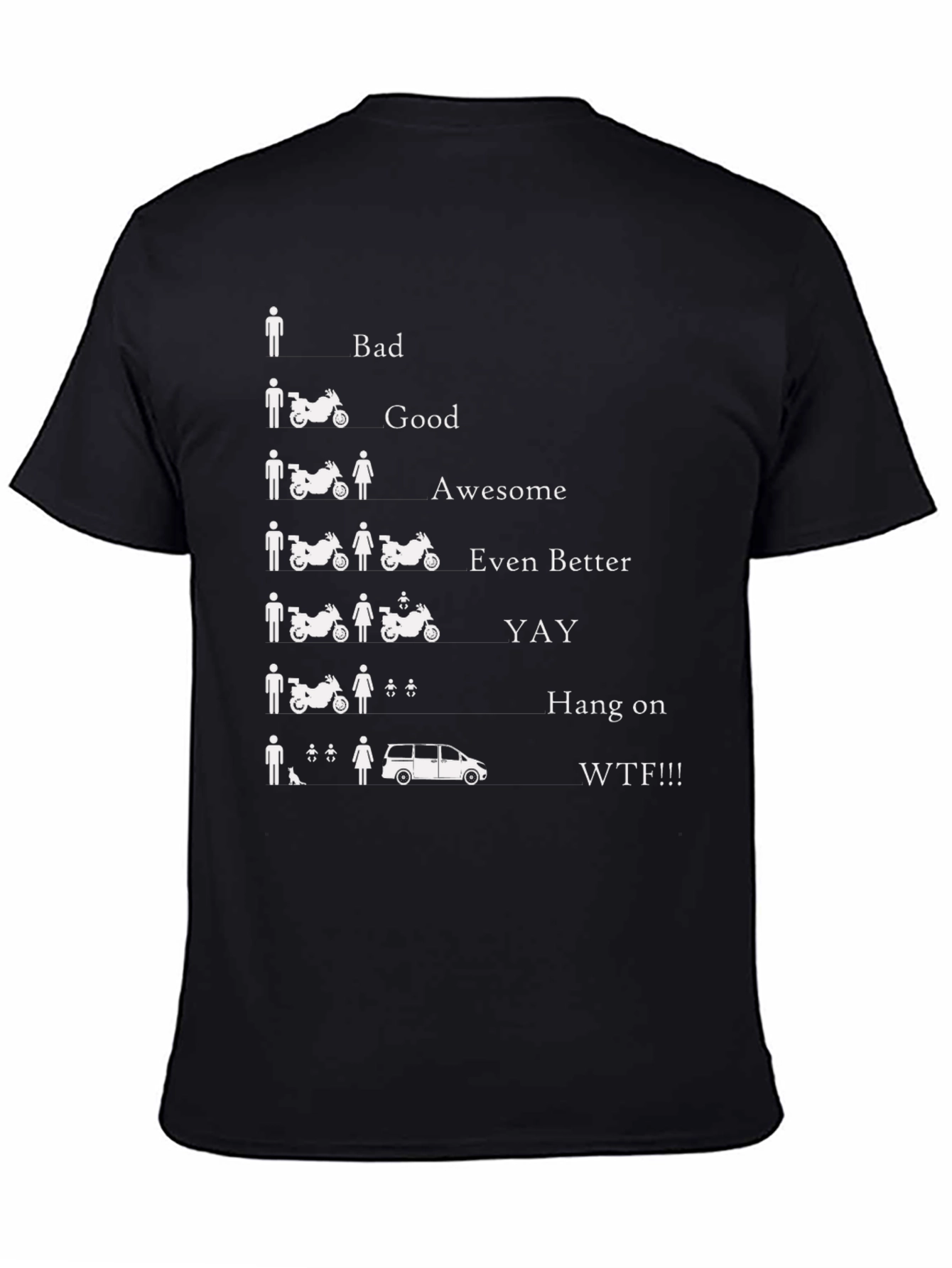 Funny Motorcycle T-Shirt - Biker Life