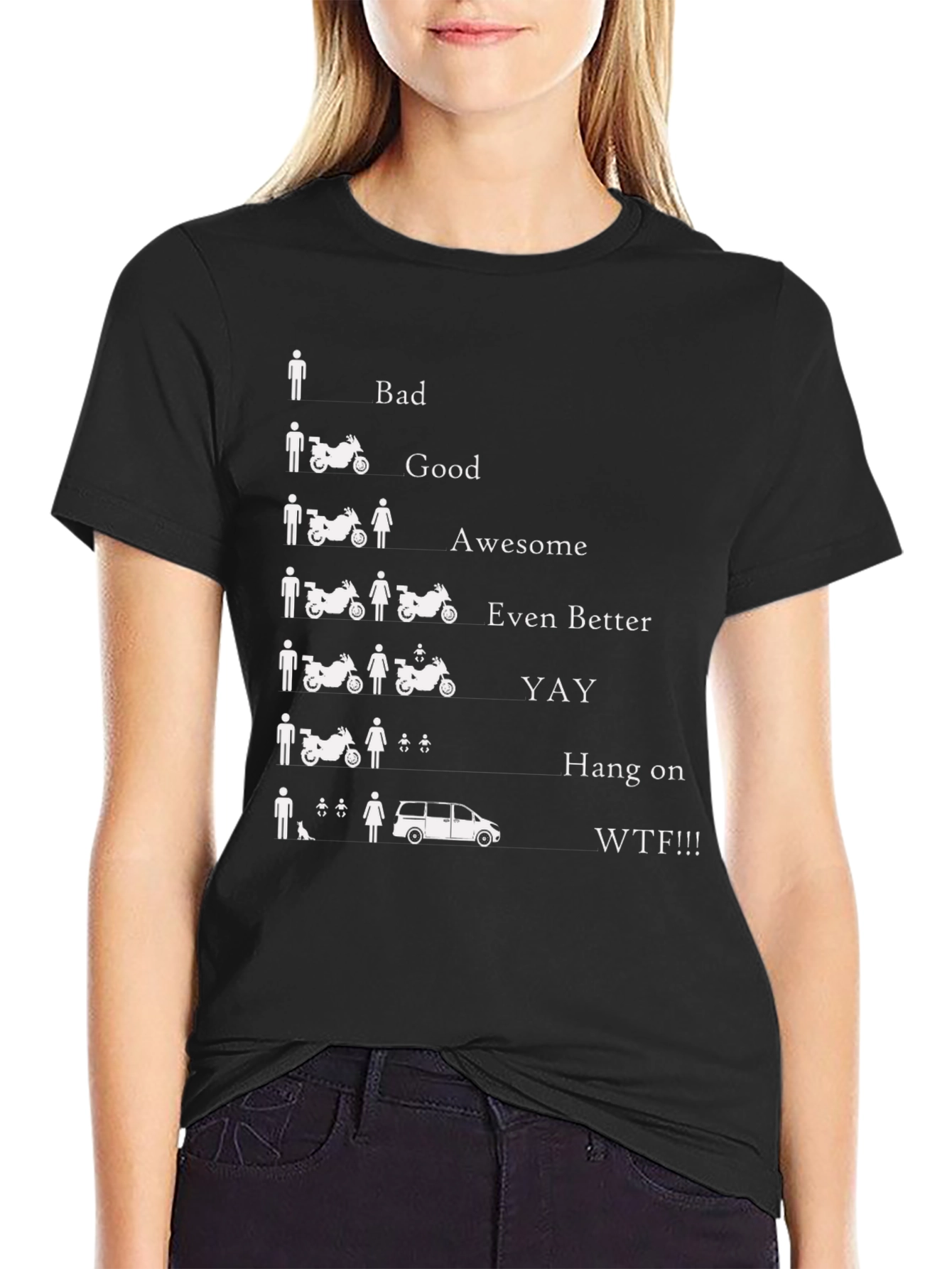 Funny Motorcycle T-Shirt - Biker Life