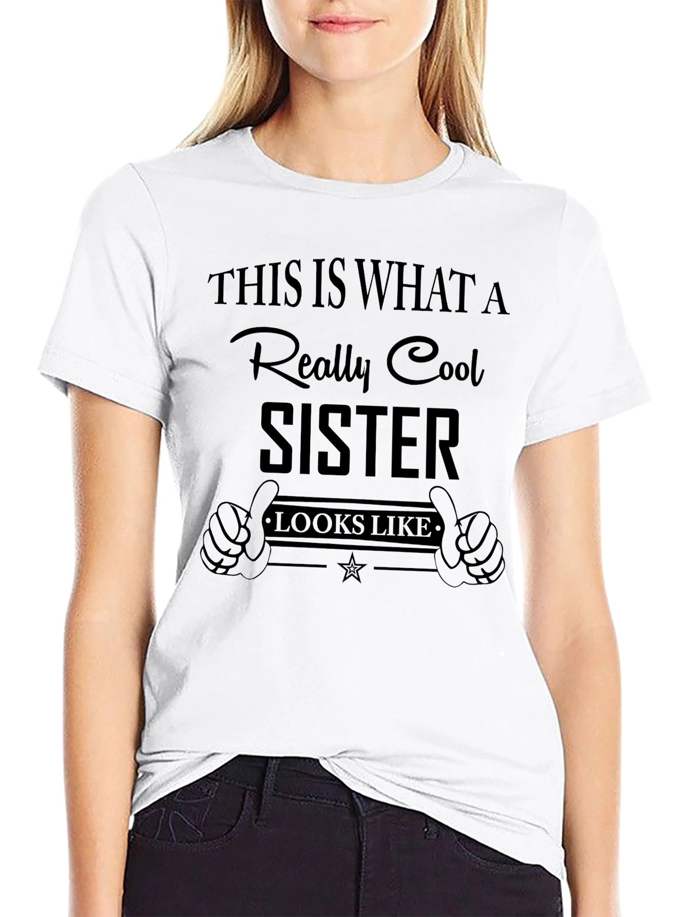 Cool Sister T-Shirt - Novelty Graphic Tee