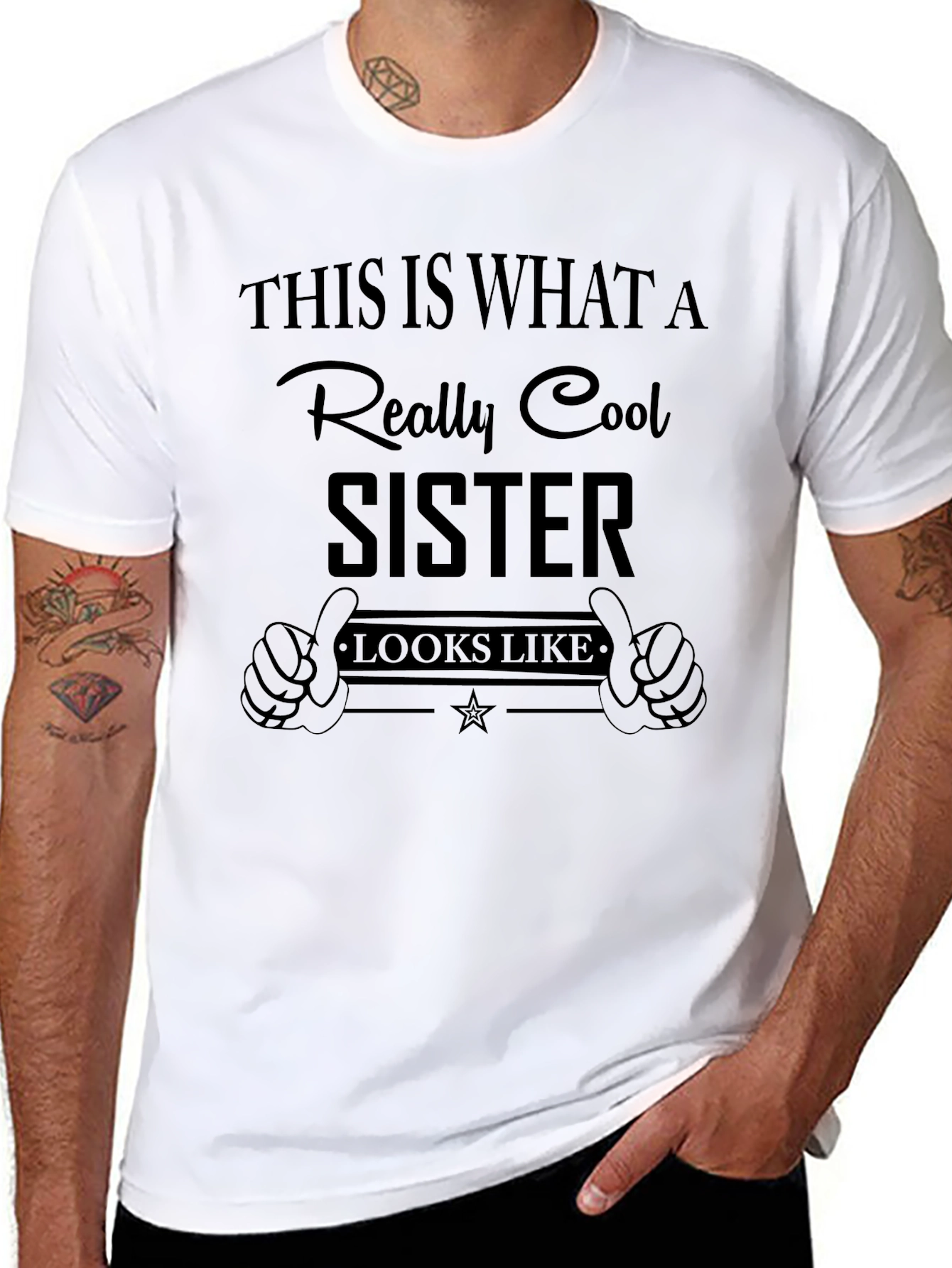 Cool Sister T-Shirt - Novelty Graphic Tee