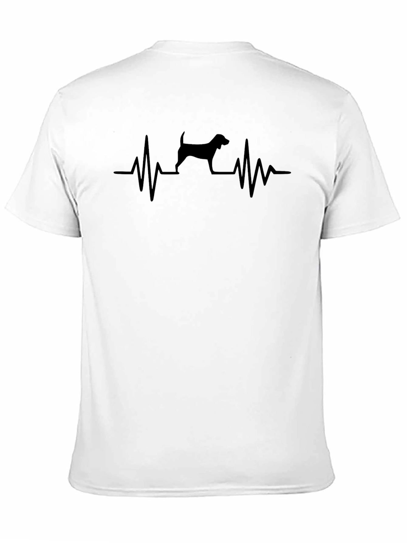 Dog Heartbeat T-Shirt - Cute Animal Lover Tee