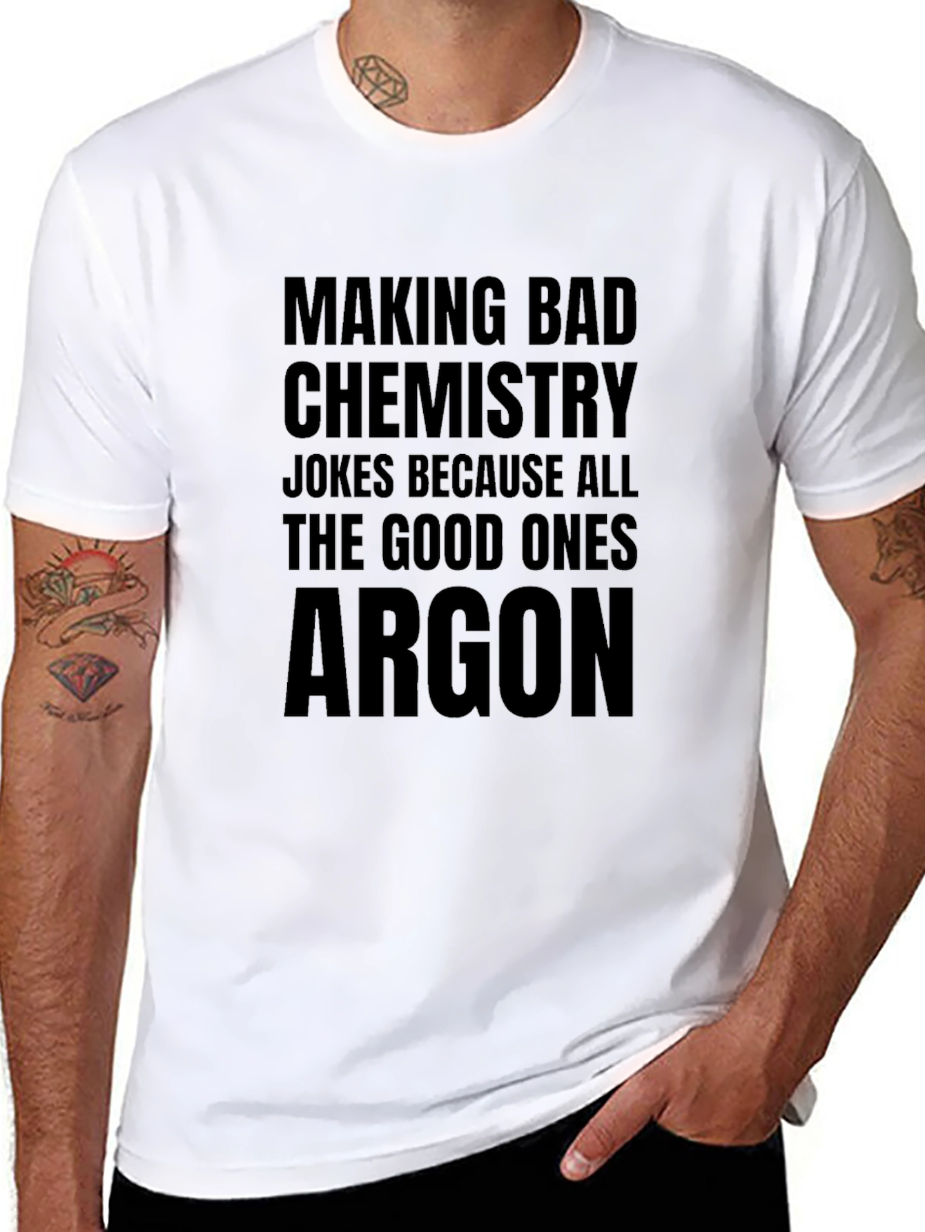 Chemistry Joke T-Shirt - Argon Pun