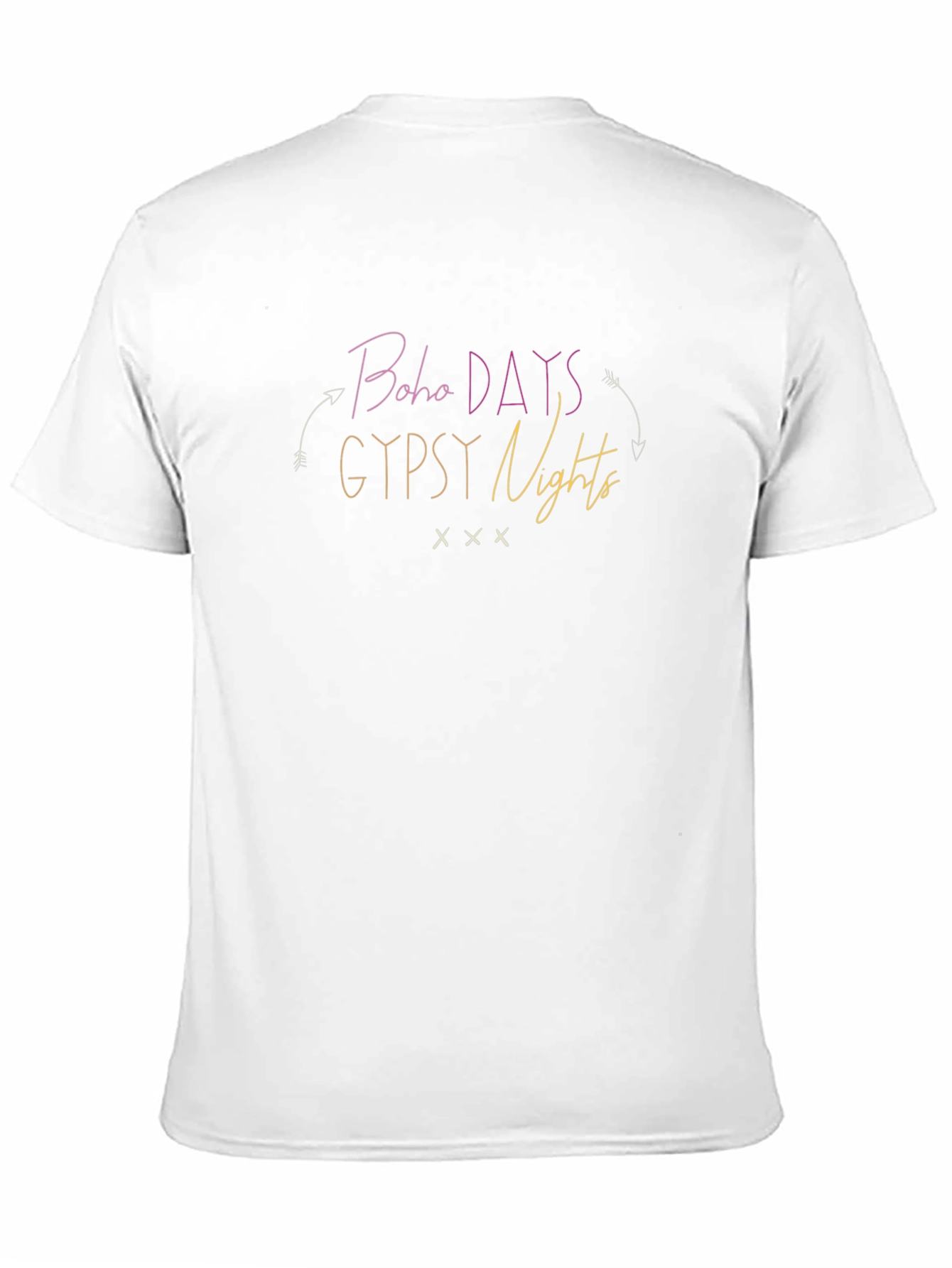 Boho Days Gypsy Nights Graphic T-Shirt Casual Wear