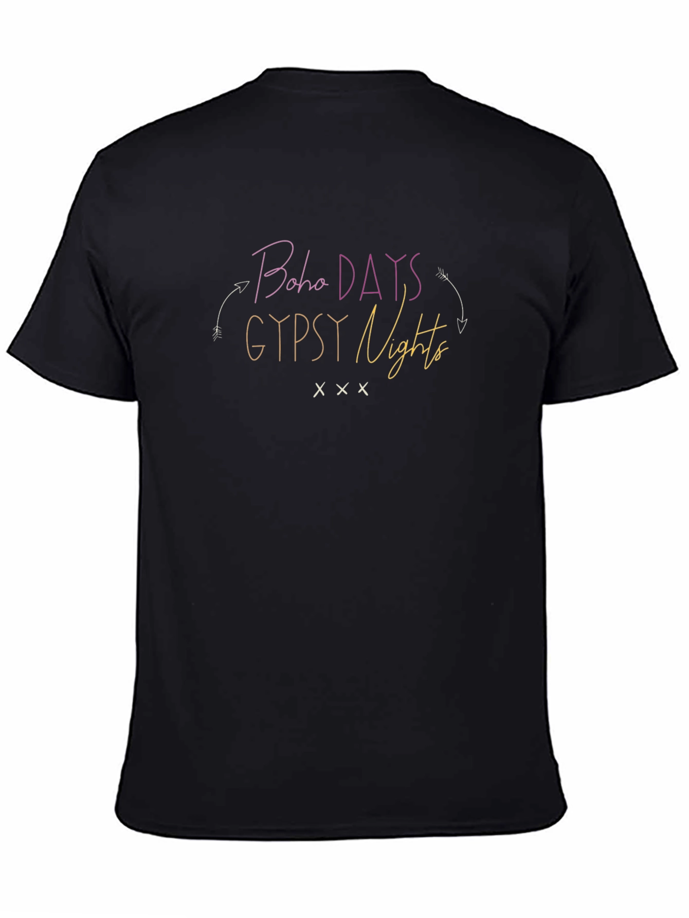 Boho Days Gypsy Nights Graphic T-Shirt Casual Wear