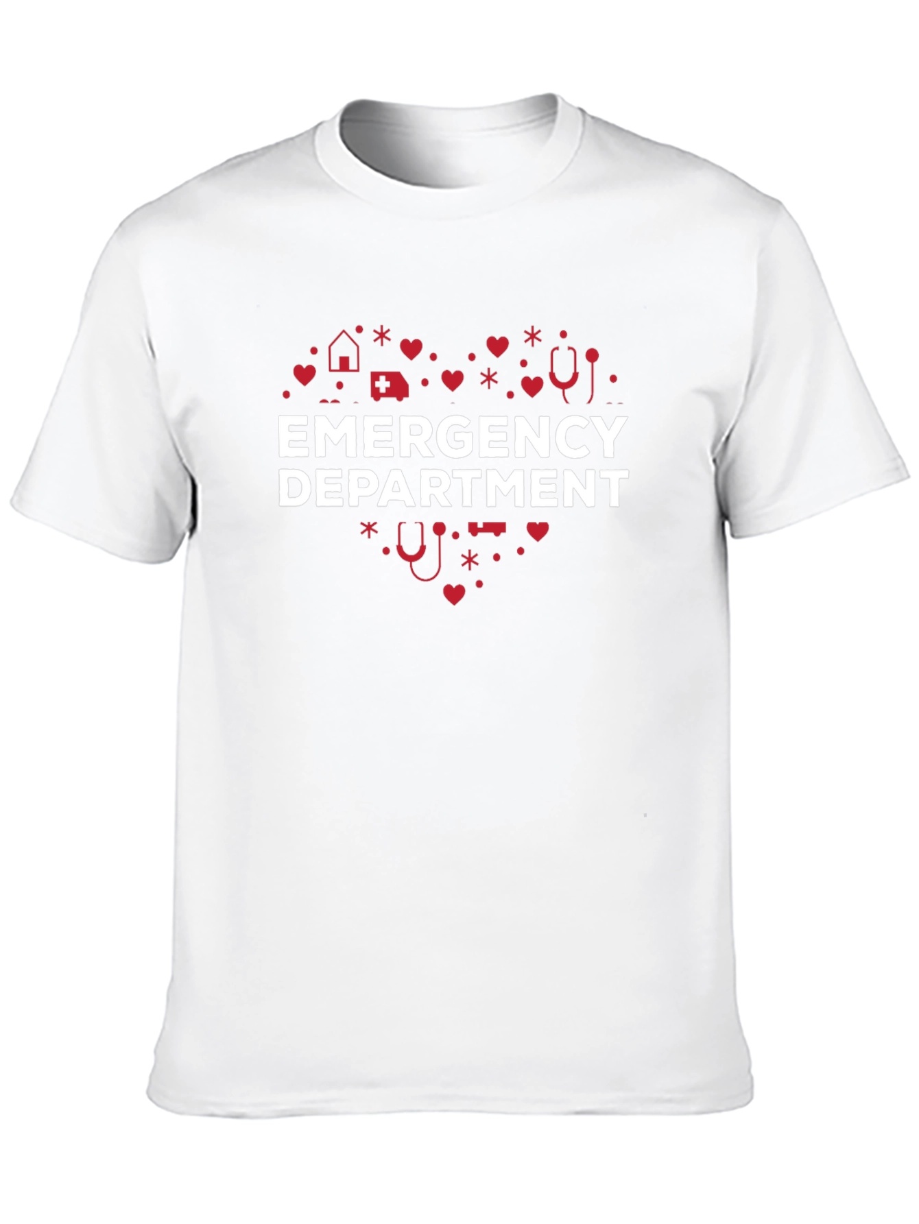 Emergency Department Heart Graphic T-Shirt