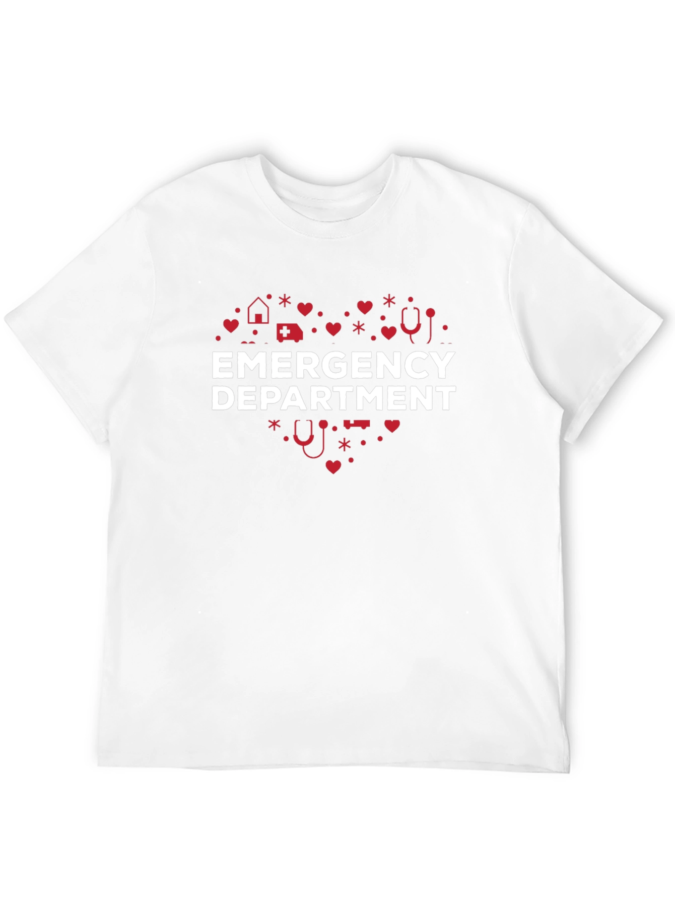 Emergency Department Heart Graphic T-Shirt