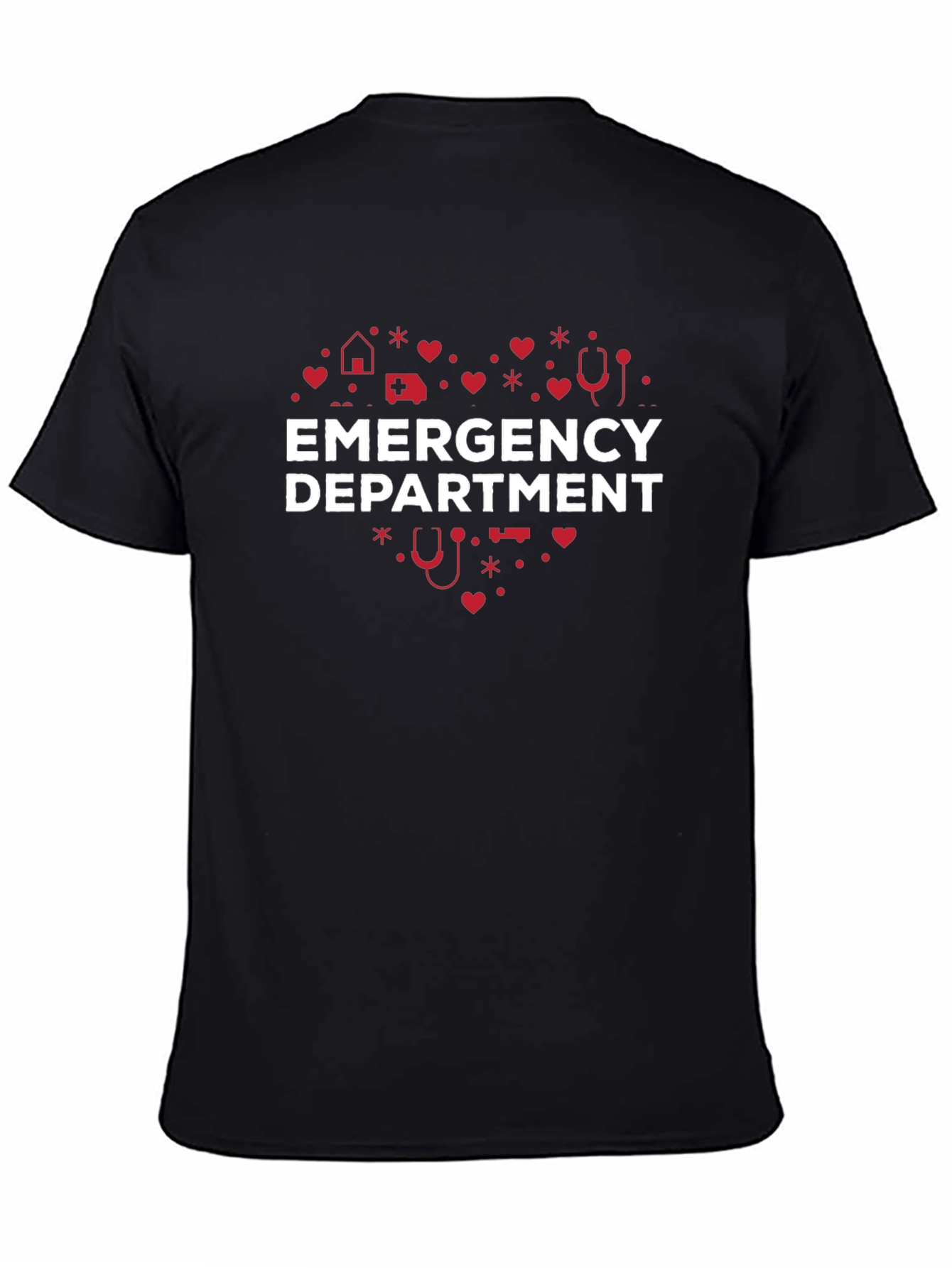 Emergency Department Heart Graphic T-Shirt