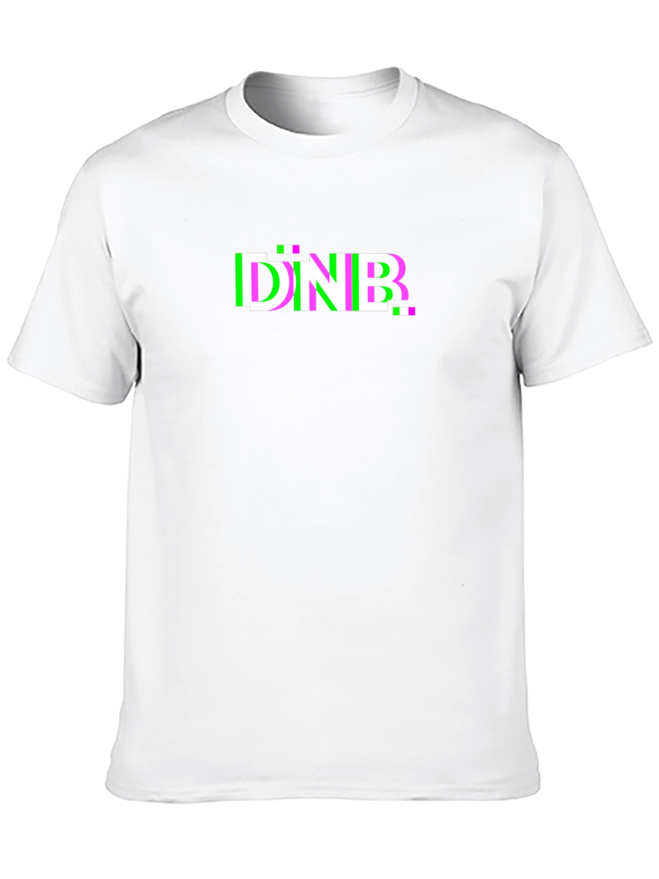 DNB Glitch T-Shirt - Black Graphic Tee