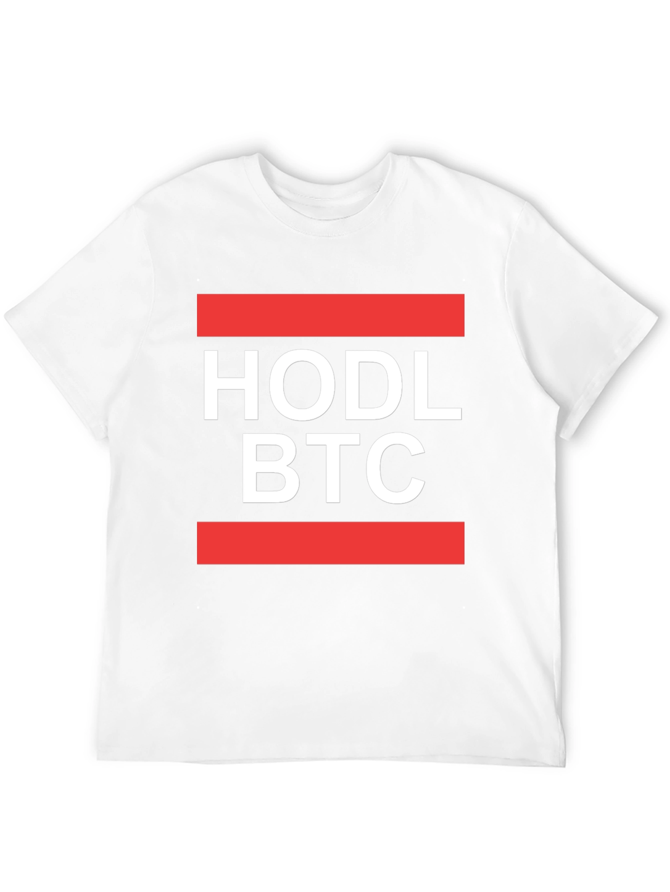 HODL BTC T-Shirt - Crypto Bitcoin Design