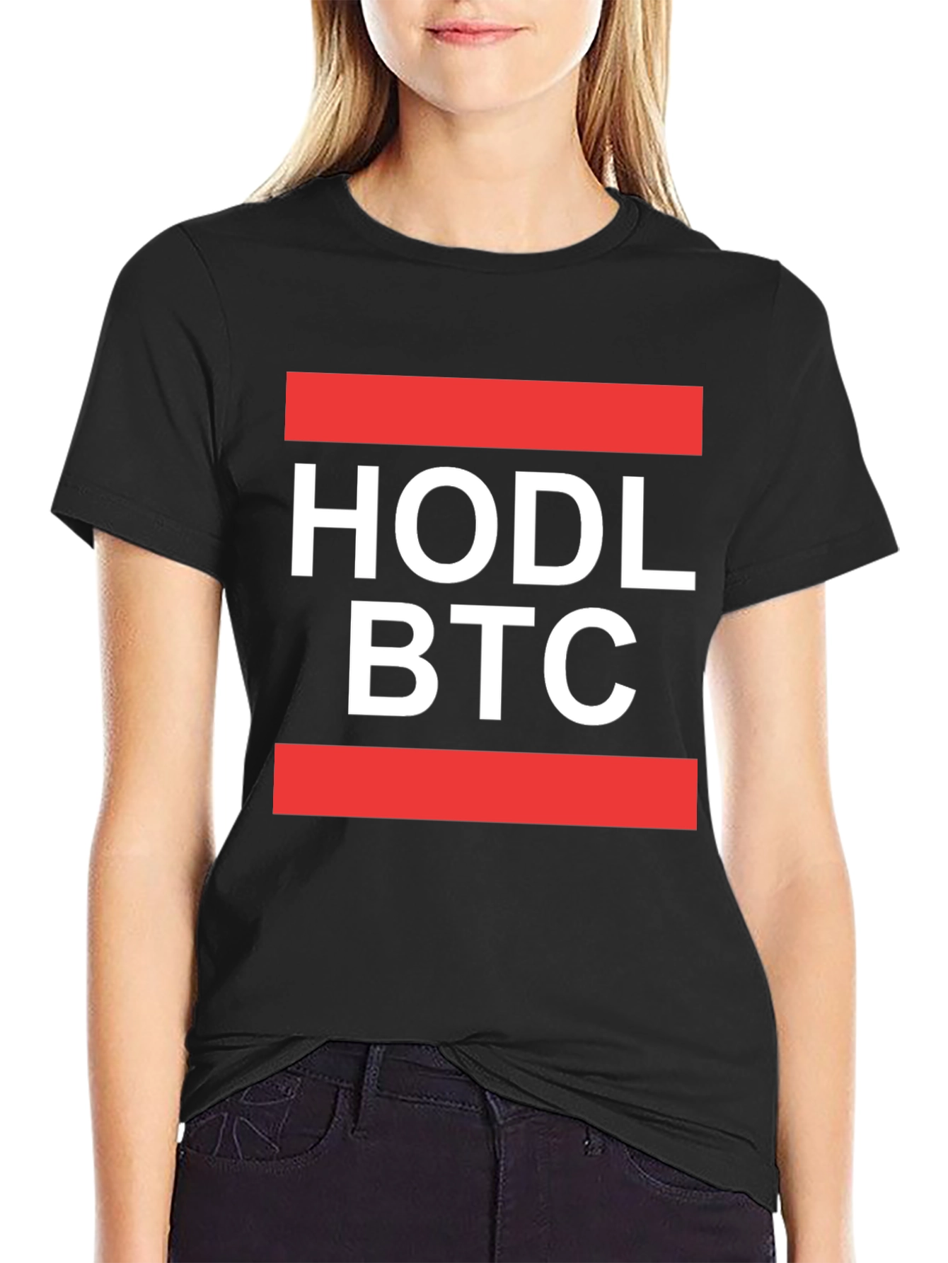 HODL BTC T-Shirt - Crypto Bitcoin Design