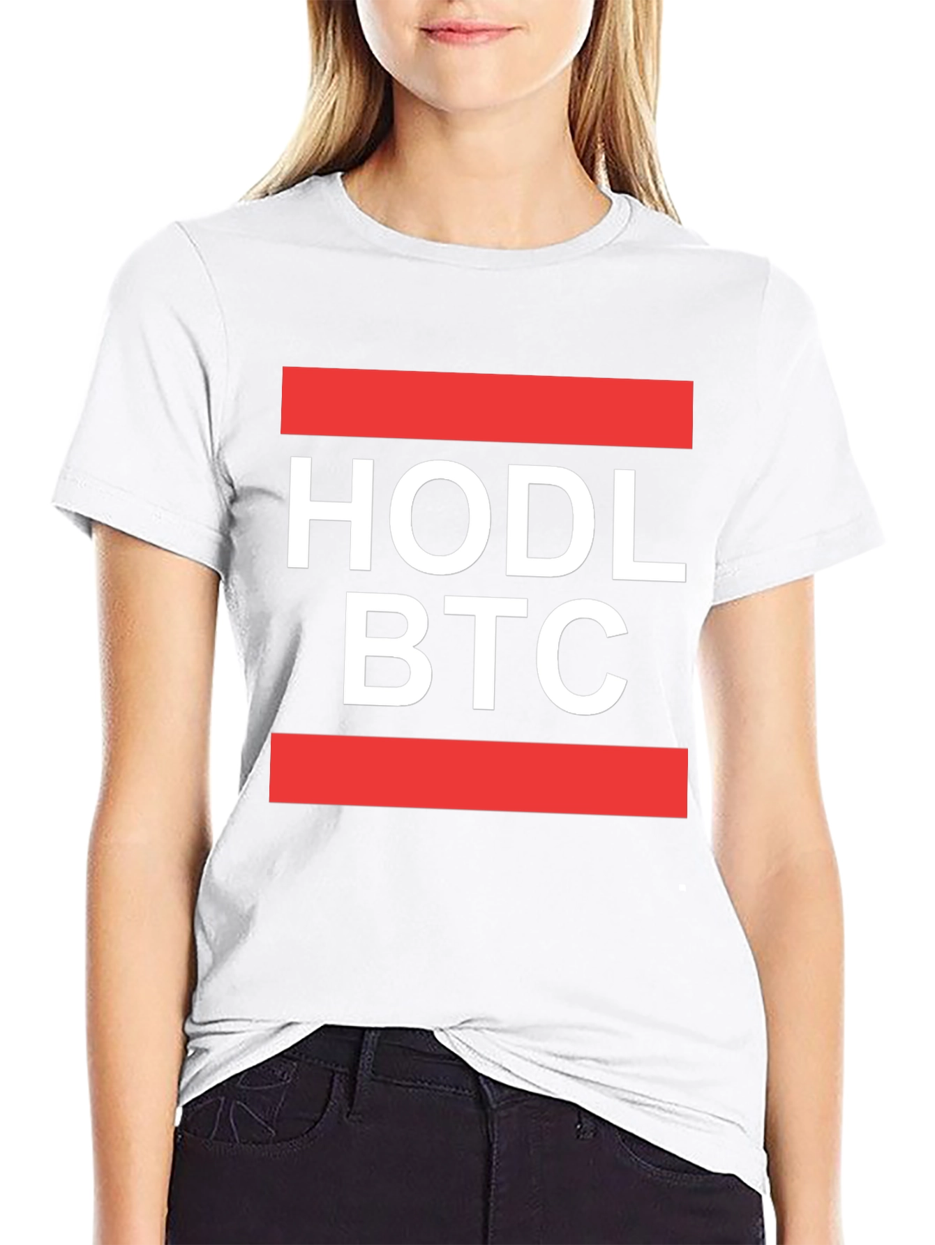 HODL BTC T-Shirt - Crypto Bitcoin Design
