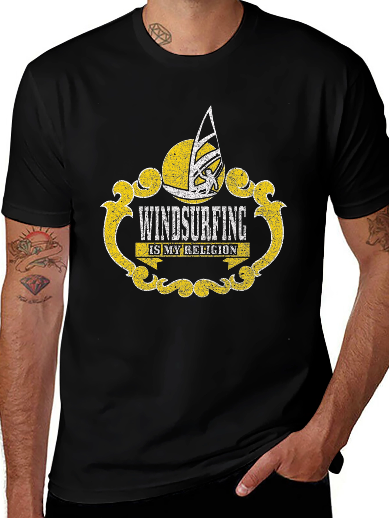 Windsurfing is My Religion Graphic T-Shirt