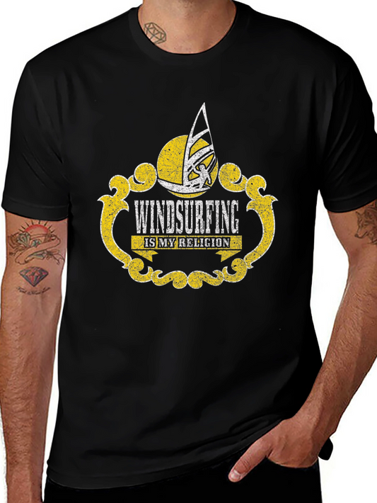 Windsurfing is My Religion Graphic T-Shirt