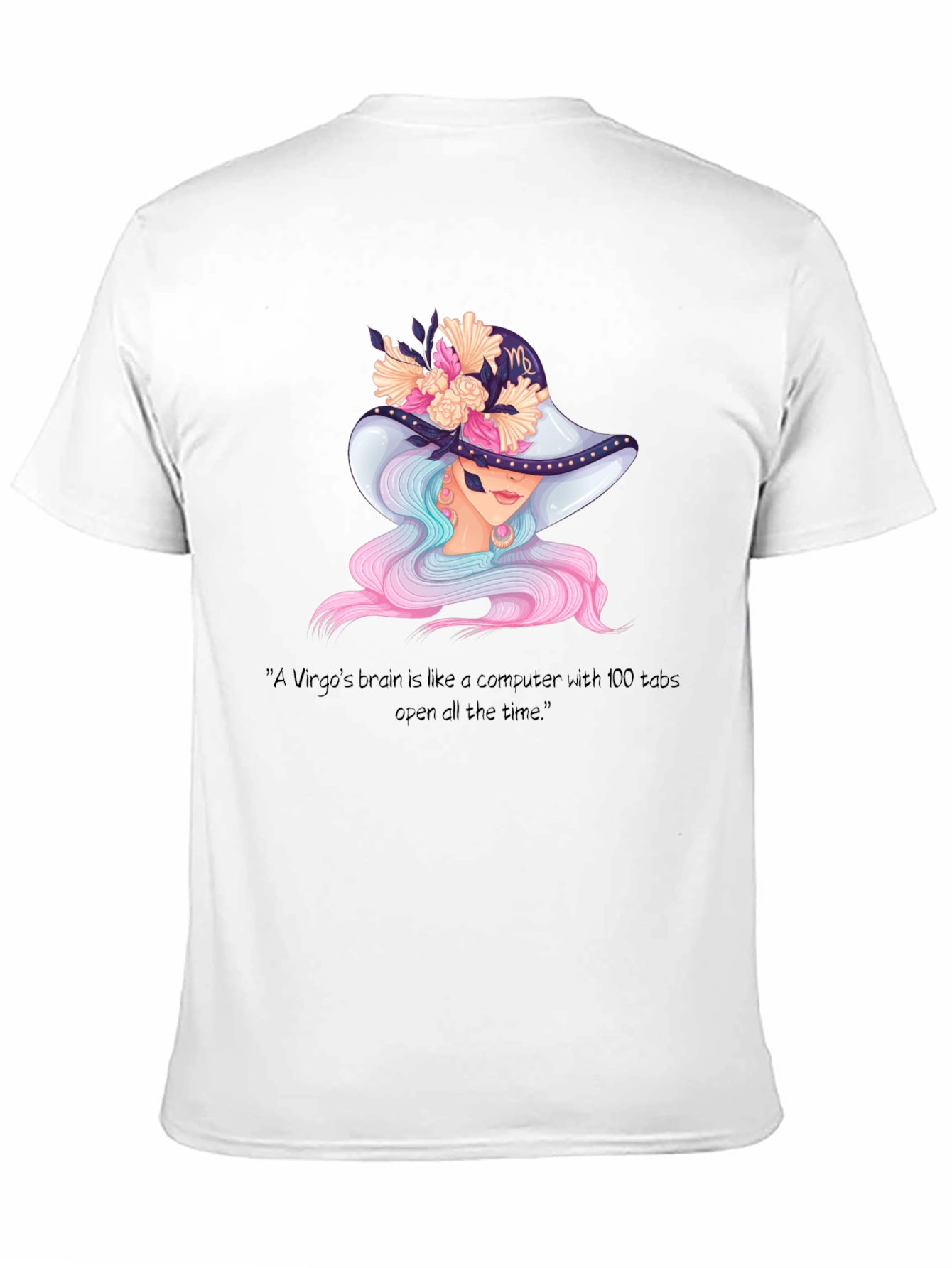Virgo Brain T-Shirt - Zodiac Sign Apparel
