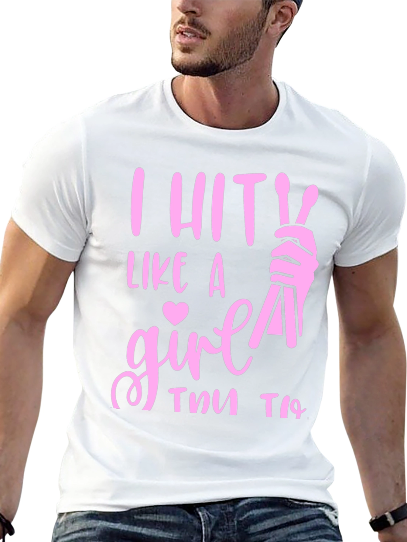I Hit Like a Girl T-Shirt - Drummer Tee