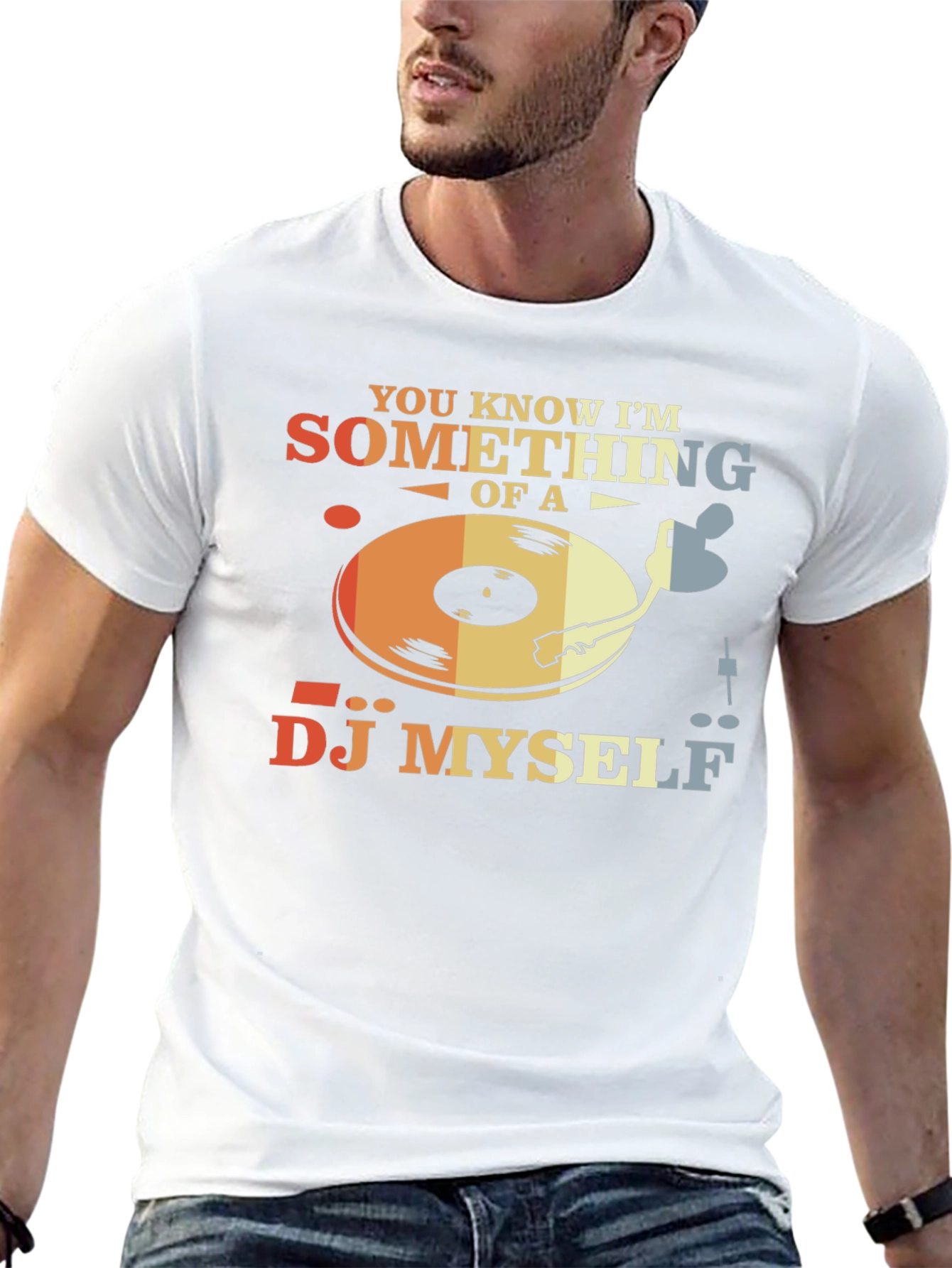 DJ Myself Graphic Tee - Retro Style