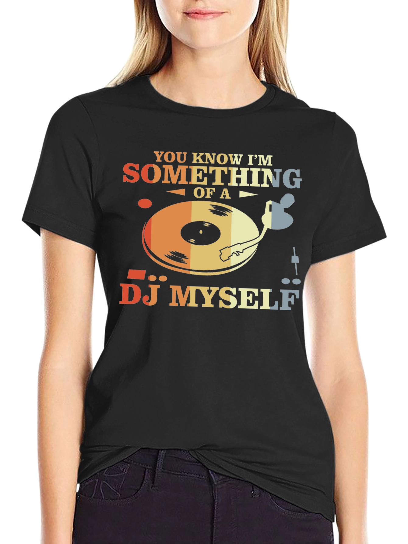 DJ Myself Graphic Tee - Retro Style