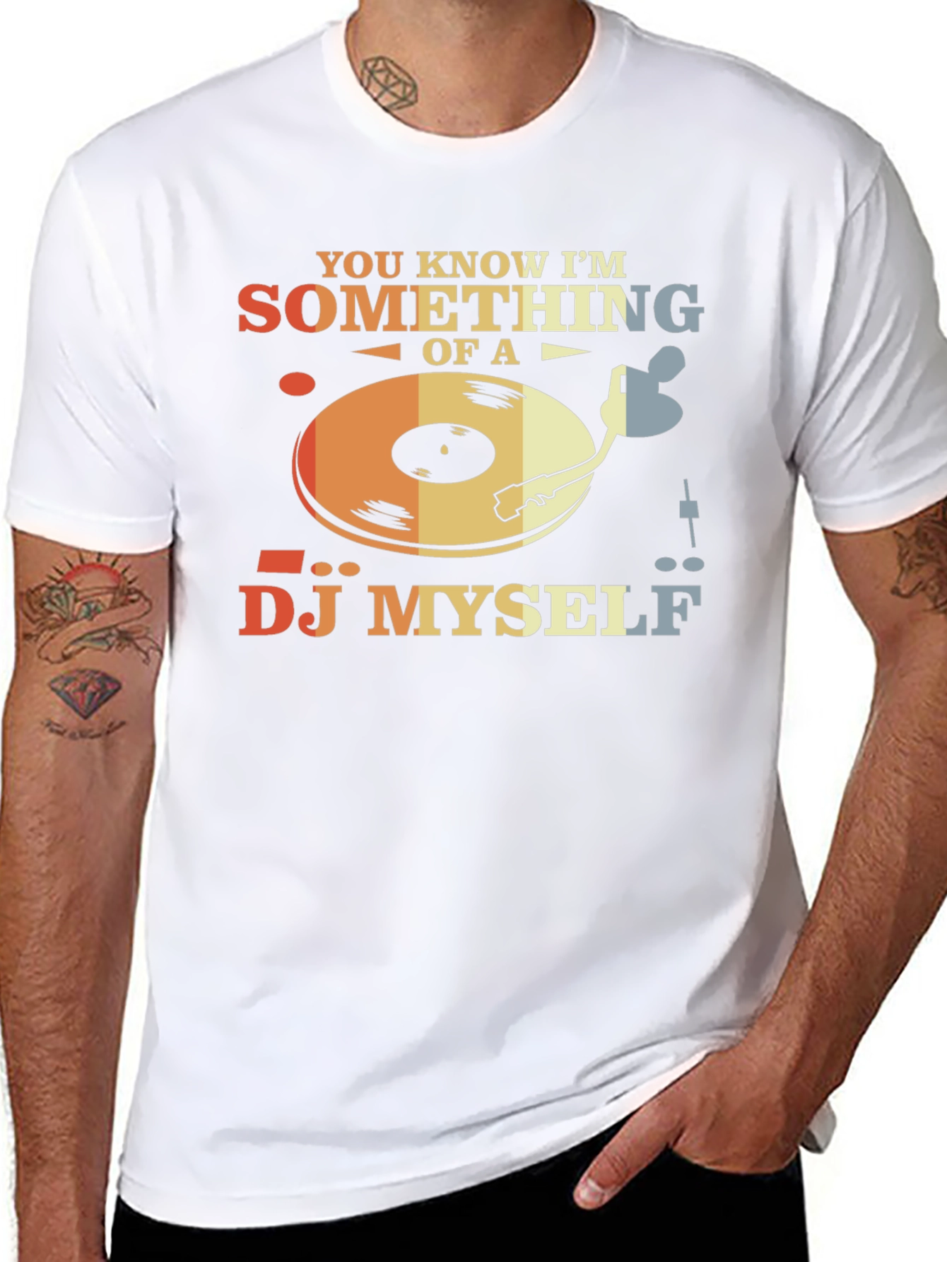 DJ Myself Graphic Tee - Retro Style