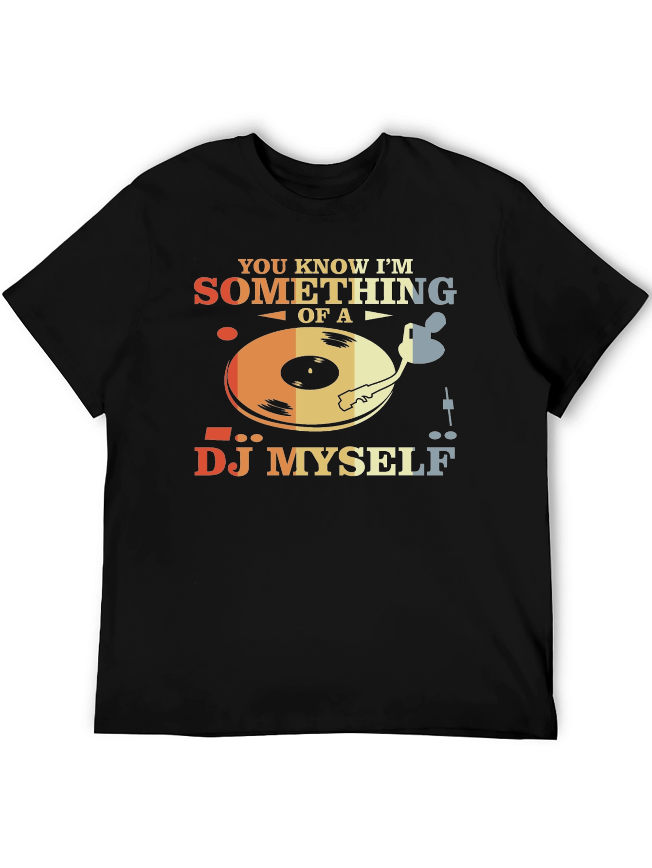 DJ Myself Graphic Tee - Retro Style