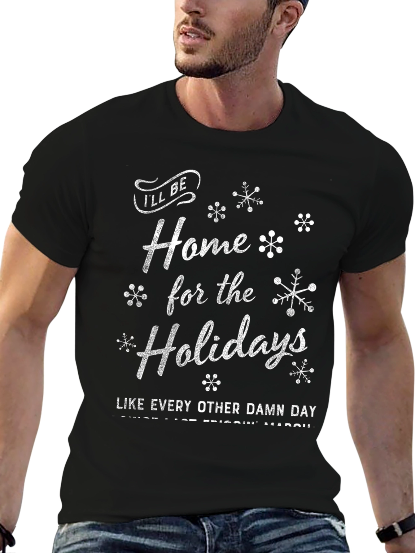 Holiday Homebody T-Shirt - Funny Holiday Gift